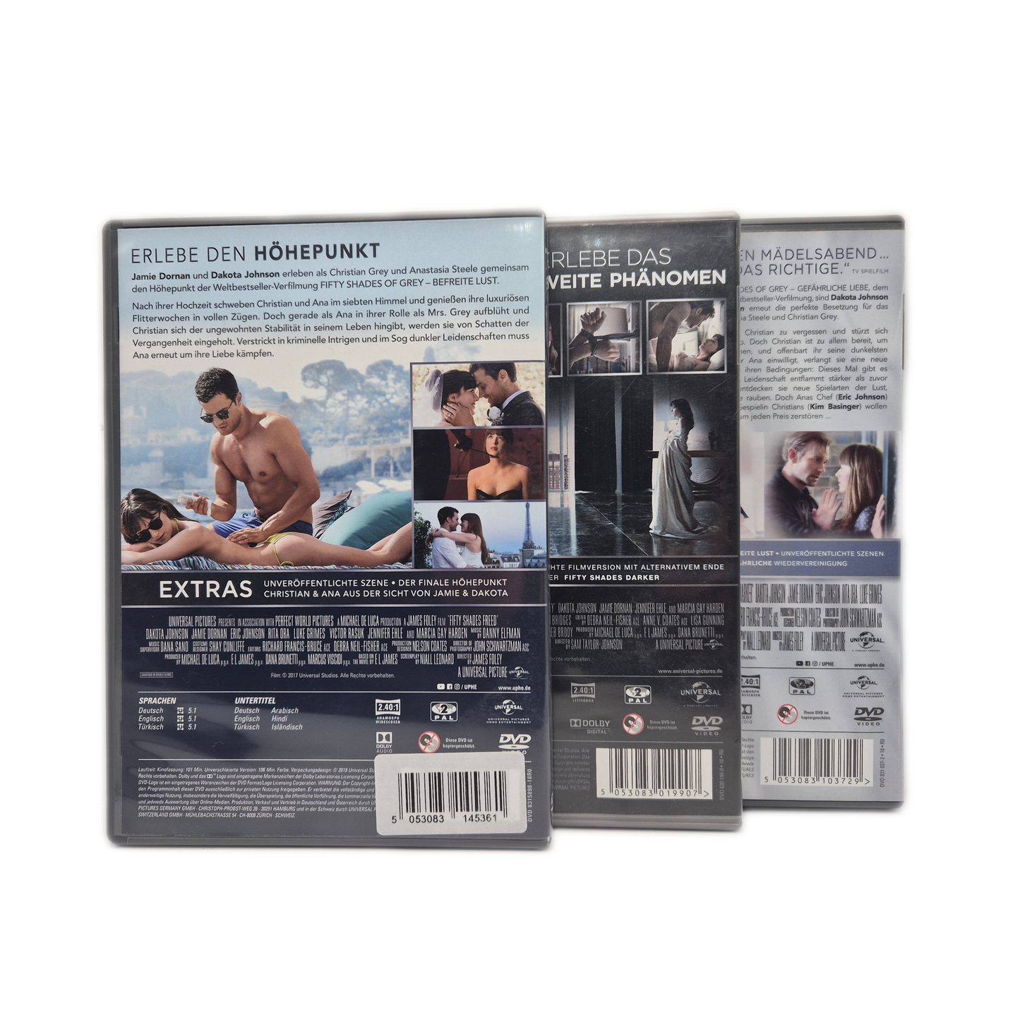 Fifty Shades of Grey – Alle 3 Teile - DVD