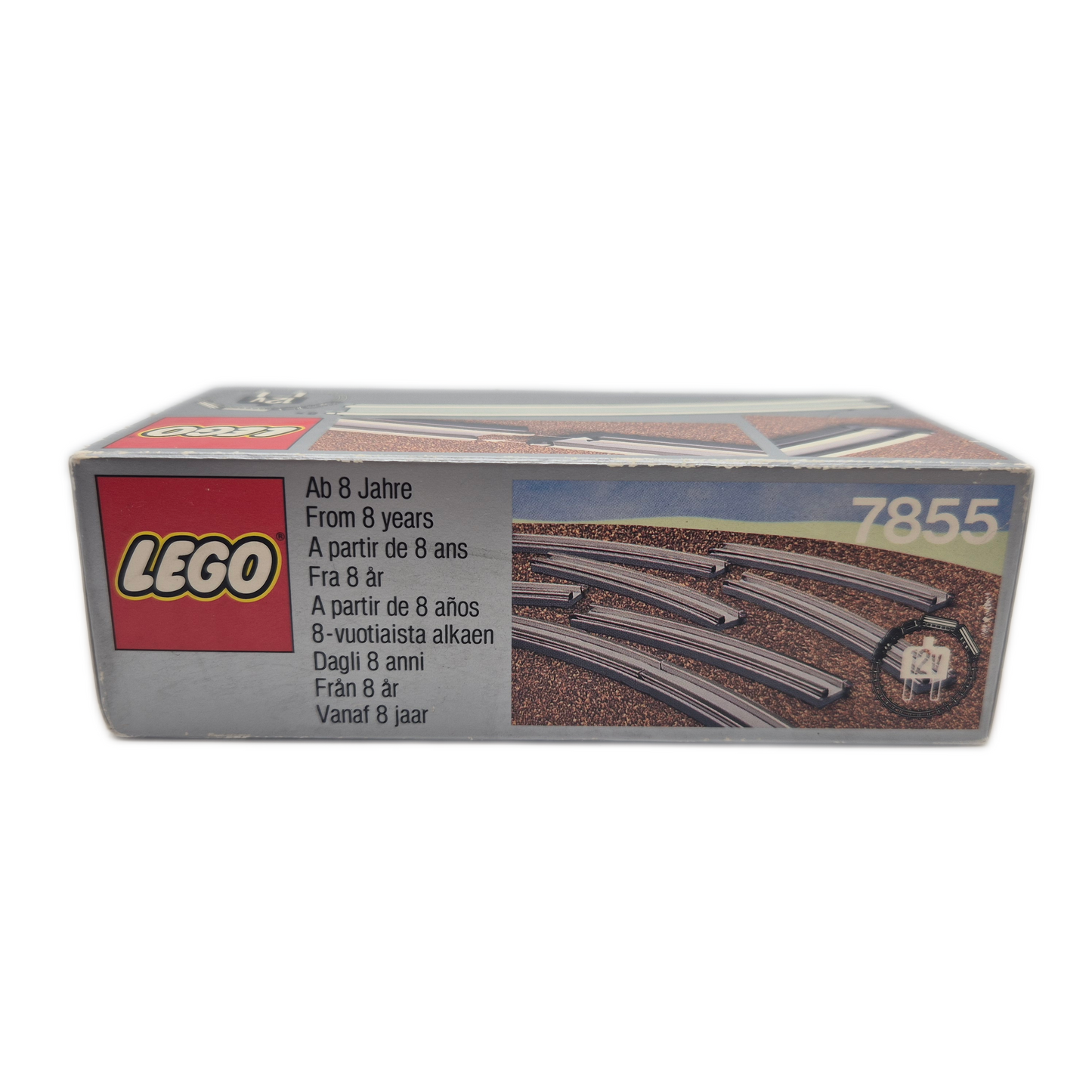 Lego 7855 gebogene elektrische Schienen - Neu