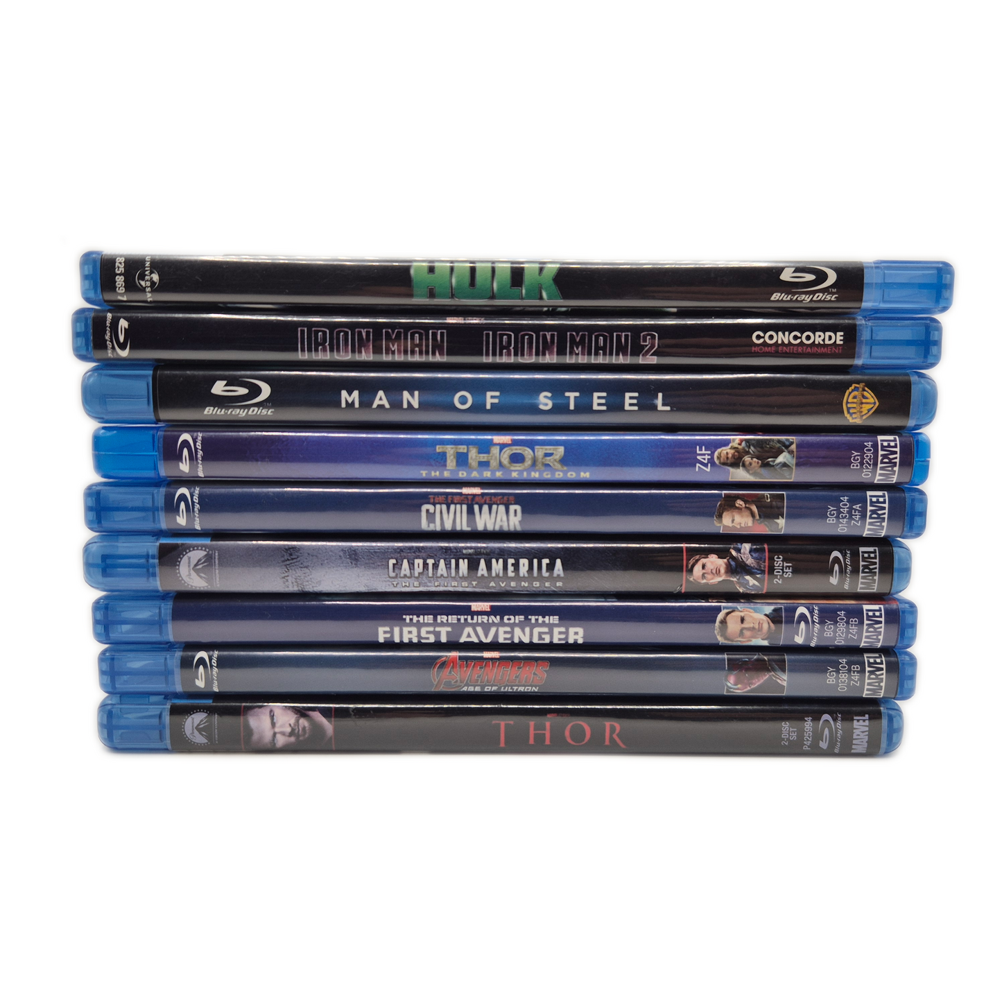 Marvel & DC Blu-ray Sammlung: Iron Man, Hulk, Thor, Avengers, Captain America
