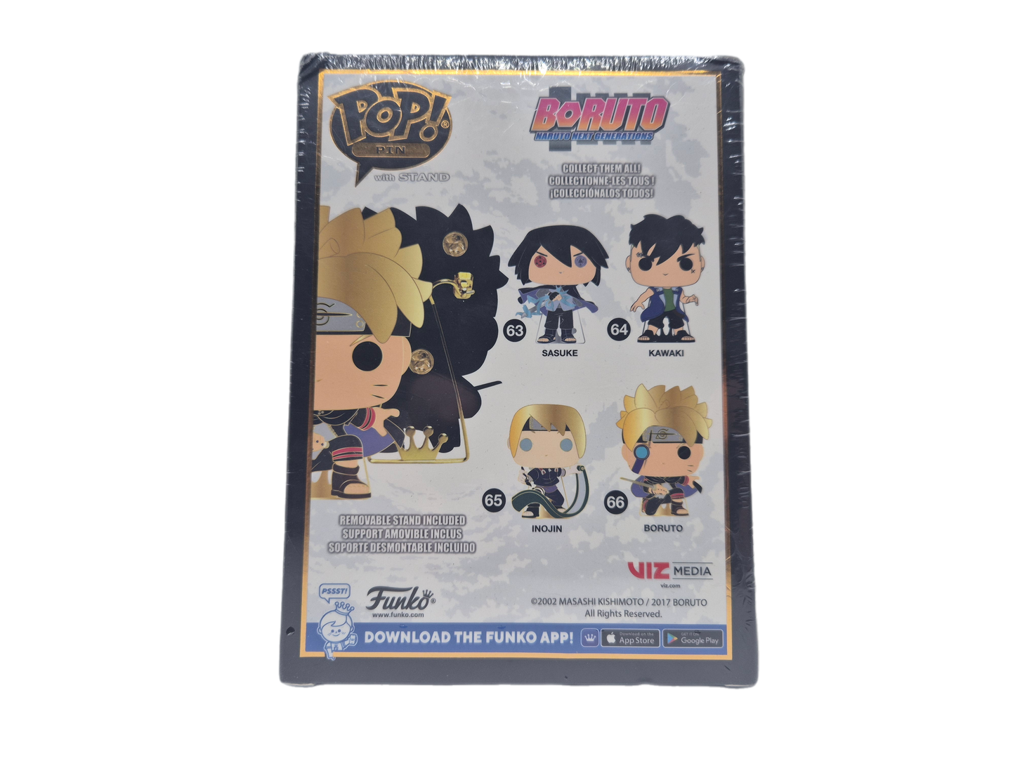 Boruto Naruto Next Generations 66 Glow in the Dark (Funko Pop Pin)