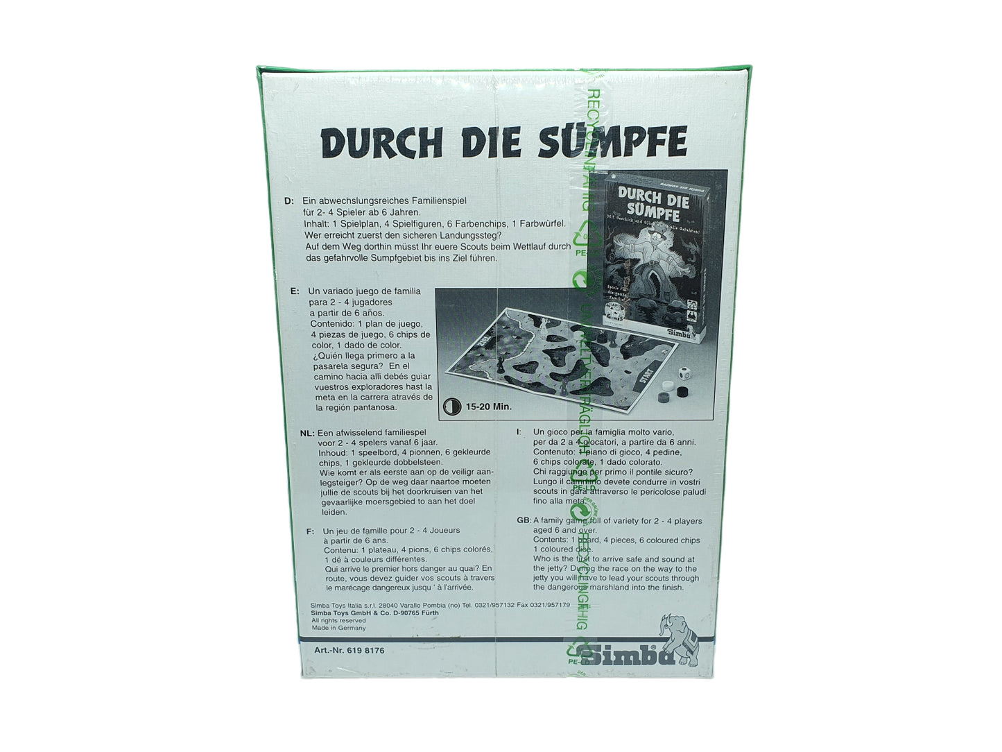 Simba - Durch die Sümpfe Gesellschaftsspiel, Kinderspiel Neu & OVP