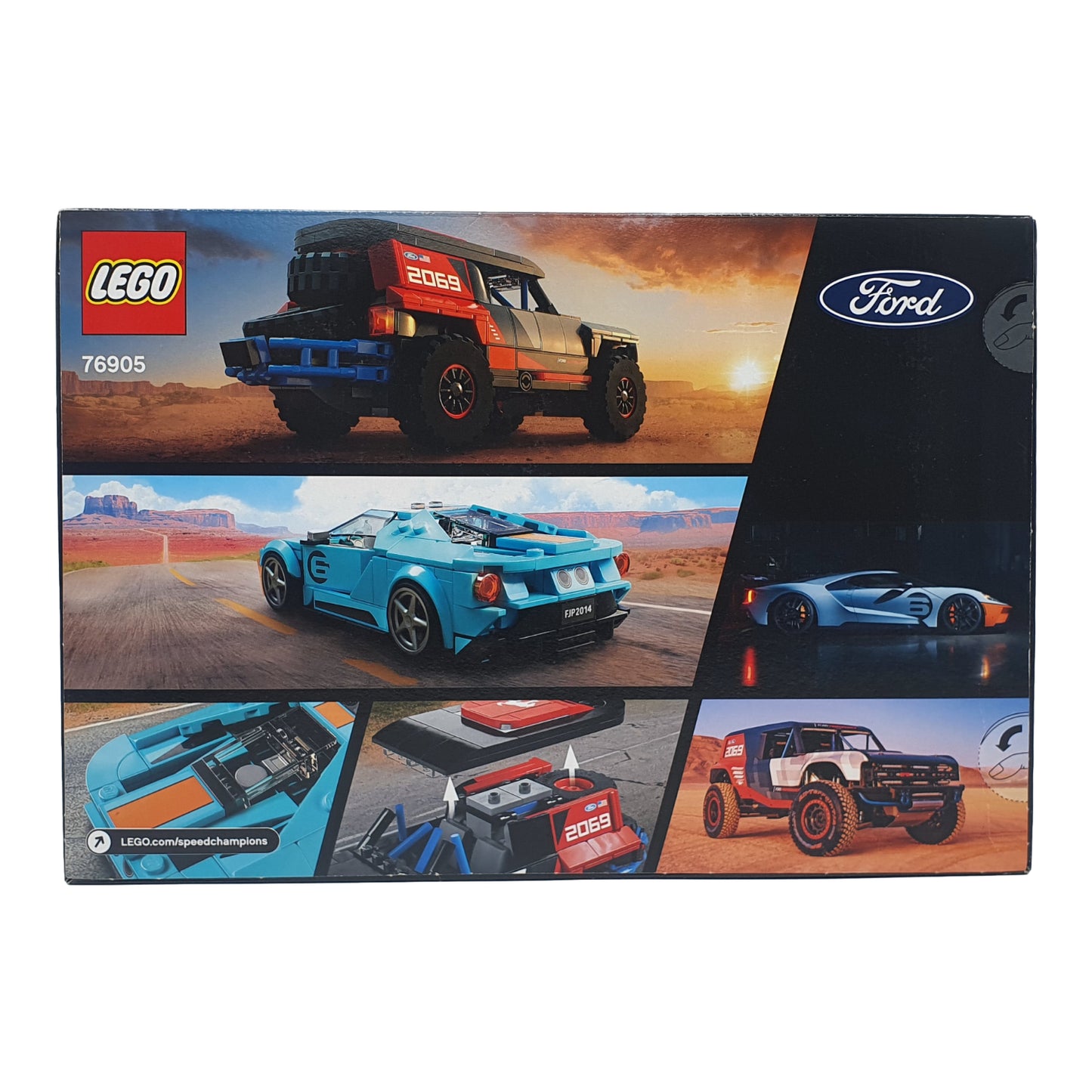 Lego 76905 - Ford GT Heritage Edition und Bronco R – Speed Champion