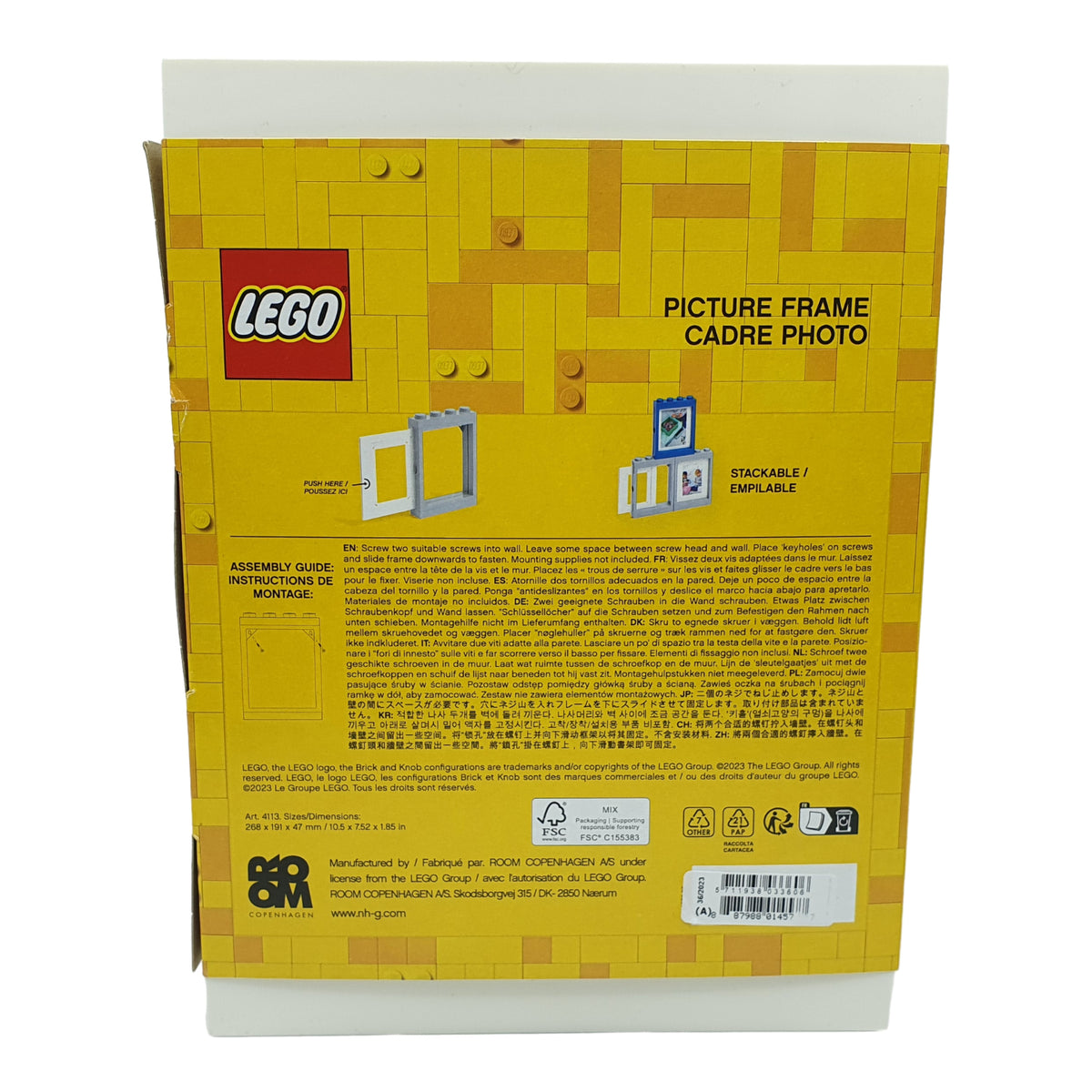Lego 41131735 - Bilderrahmen Weiß 10 x 15 cm – Gear