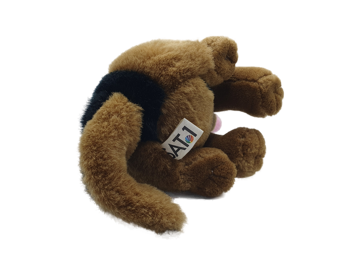 Kommissar Rex sitzend ca. 26 cm - Hund Schäferhund SAT.1 1996 Plüschtier HEUNEC