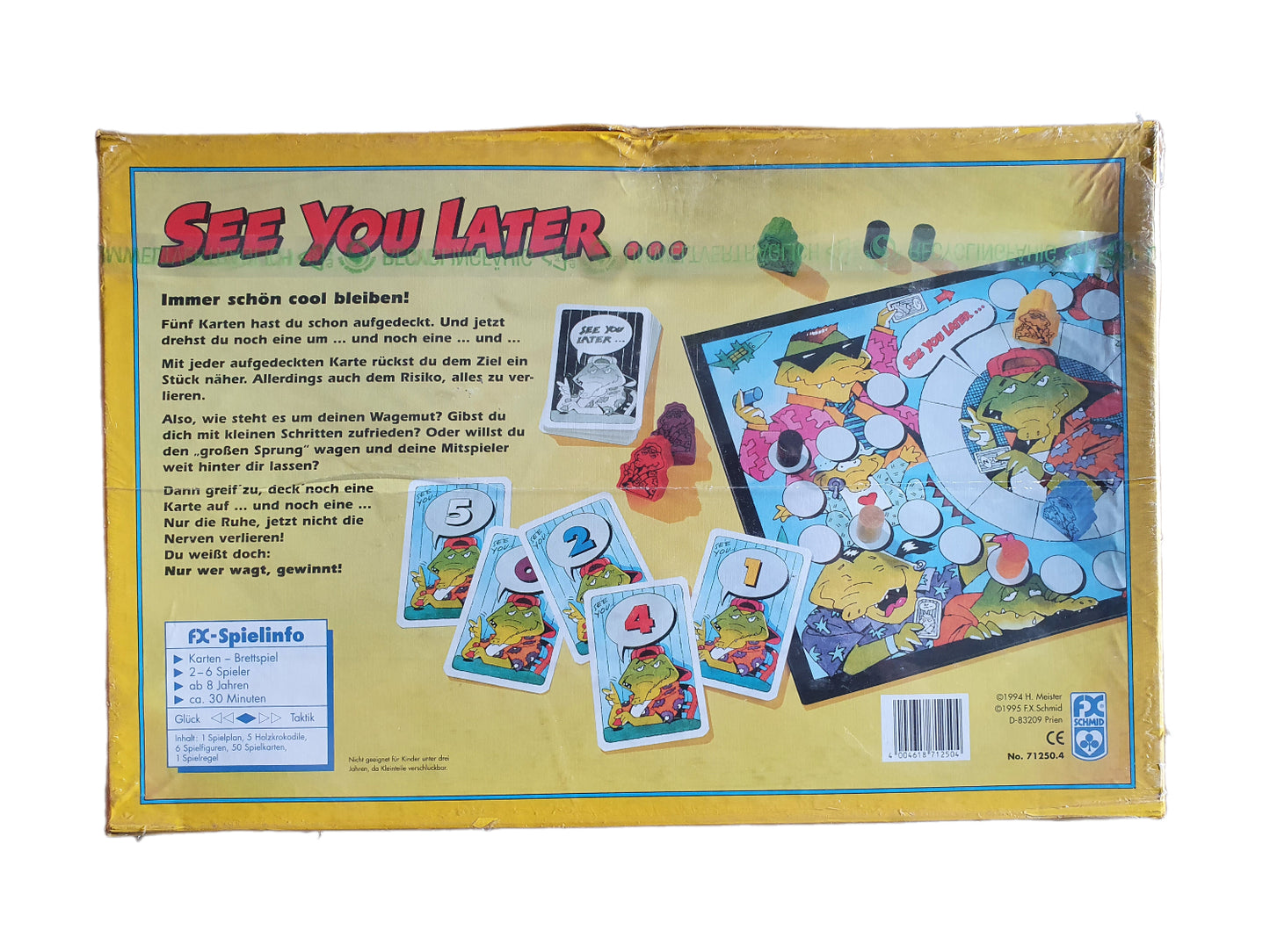 FX Schmidt See You Later Spiel - Brettspiel Gesellschaftsspiel 1995 NEU & OVP