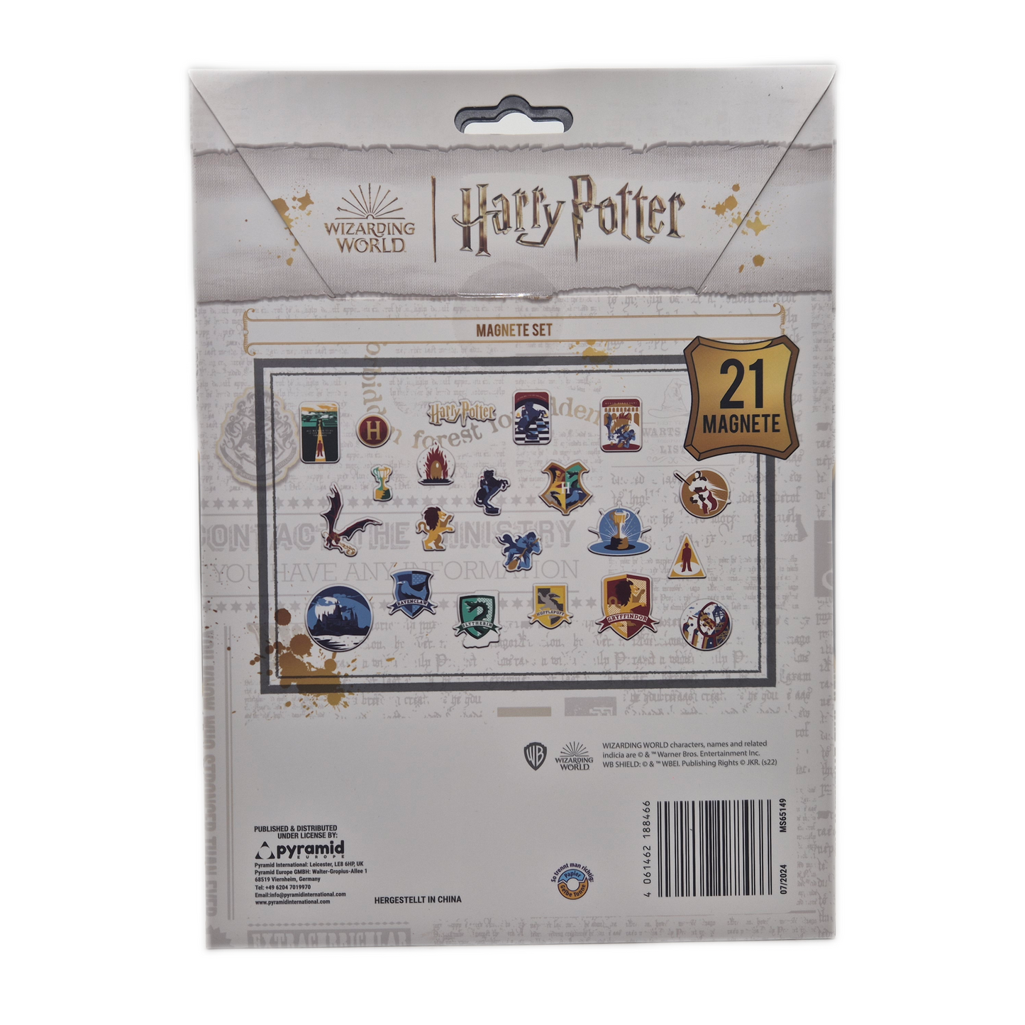 Harry Potter Magnet Set 21 Teile Kühlschrankmagnet