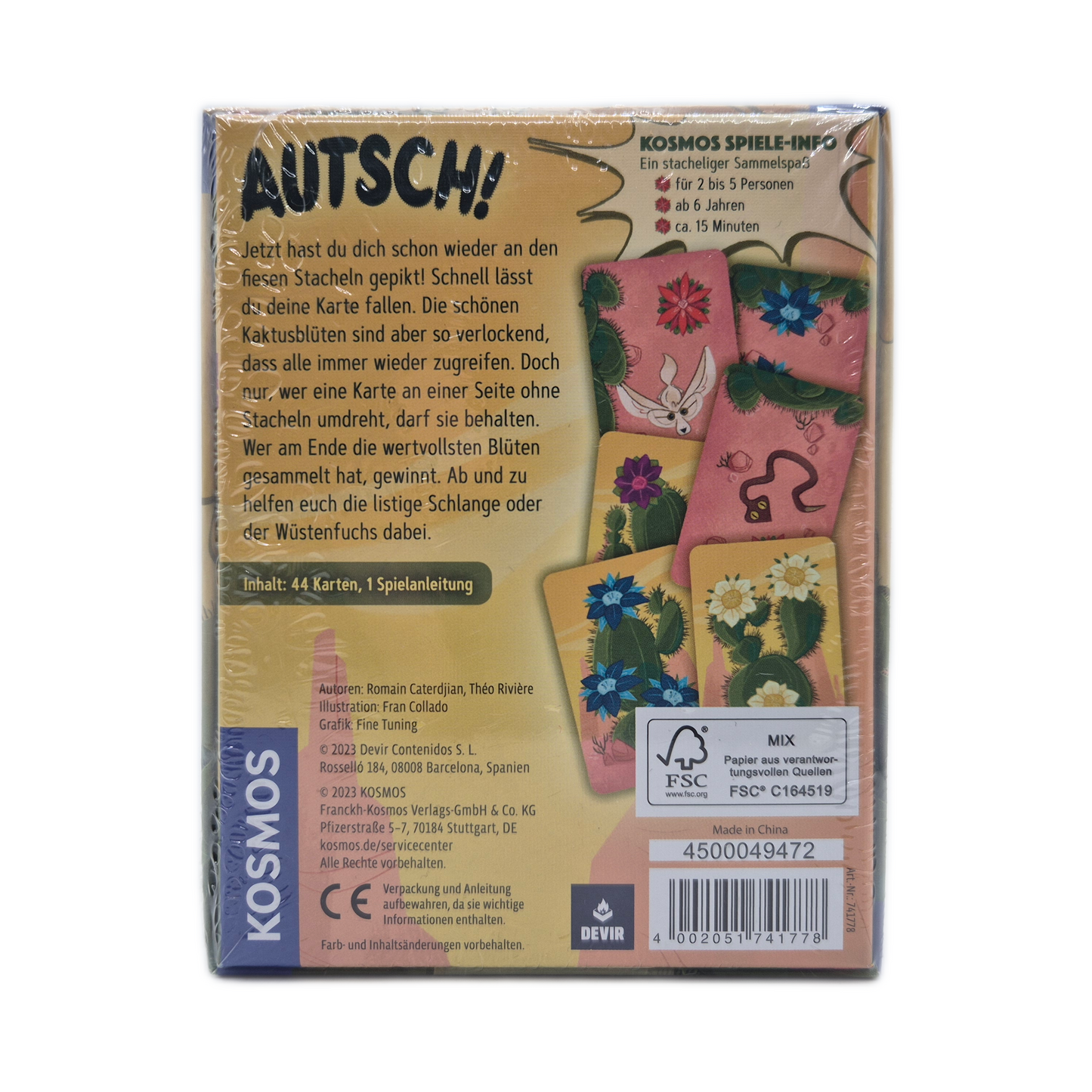 Autsch Kosmos Kartenspiel