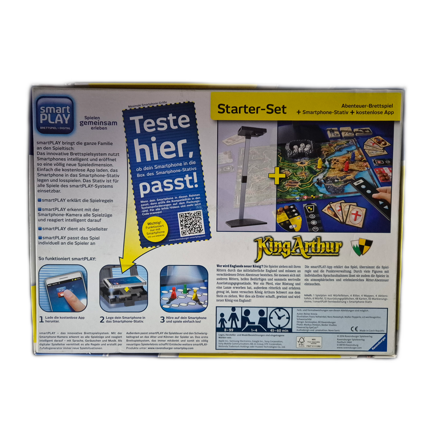 Ravensburger - King Arthur Starter Set Smart Play (2 Würfel fehlen)