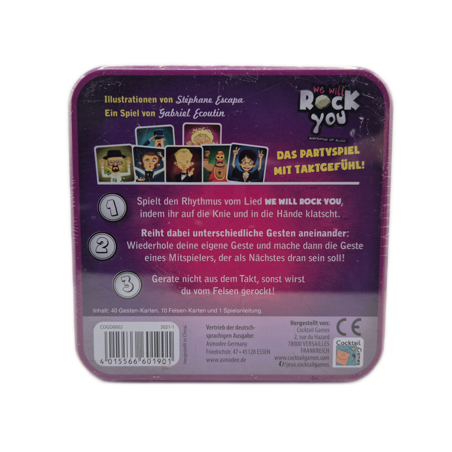 We will Rock you - Partyspiel - Cocktail Games