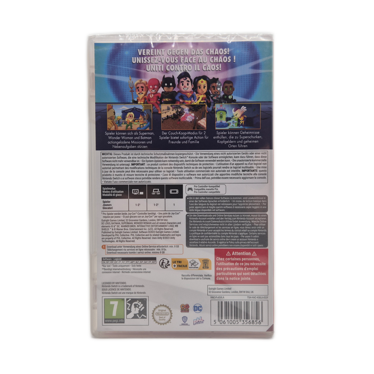 Nintendo Switch DC Justice League Cosmic Chaos (Downloadcode)