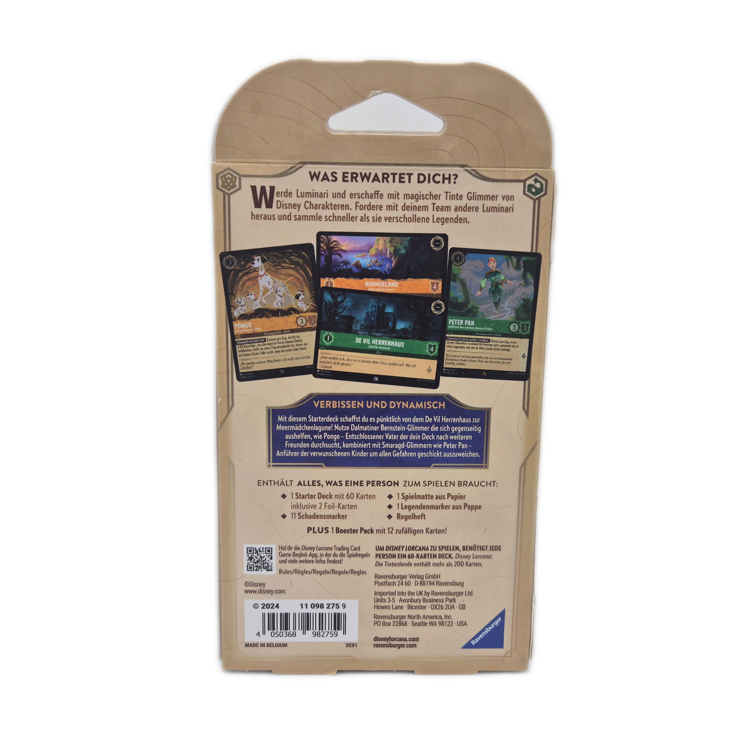 Disney Lorcana - Die Tintenlande - Bernstein & Smaragd - Starter Deck Deutsch