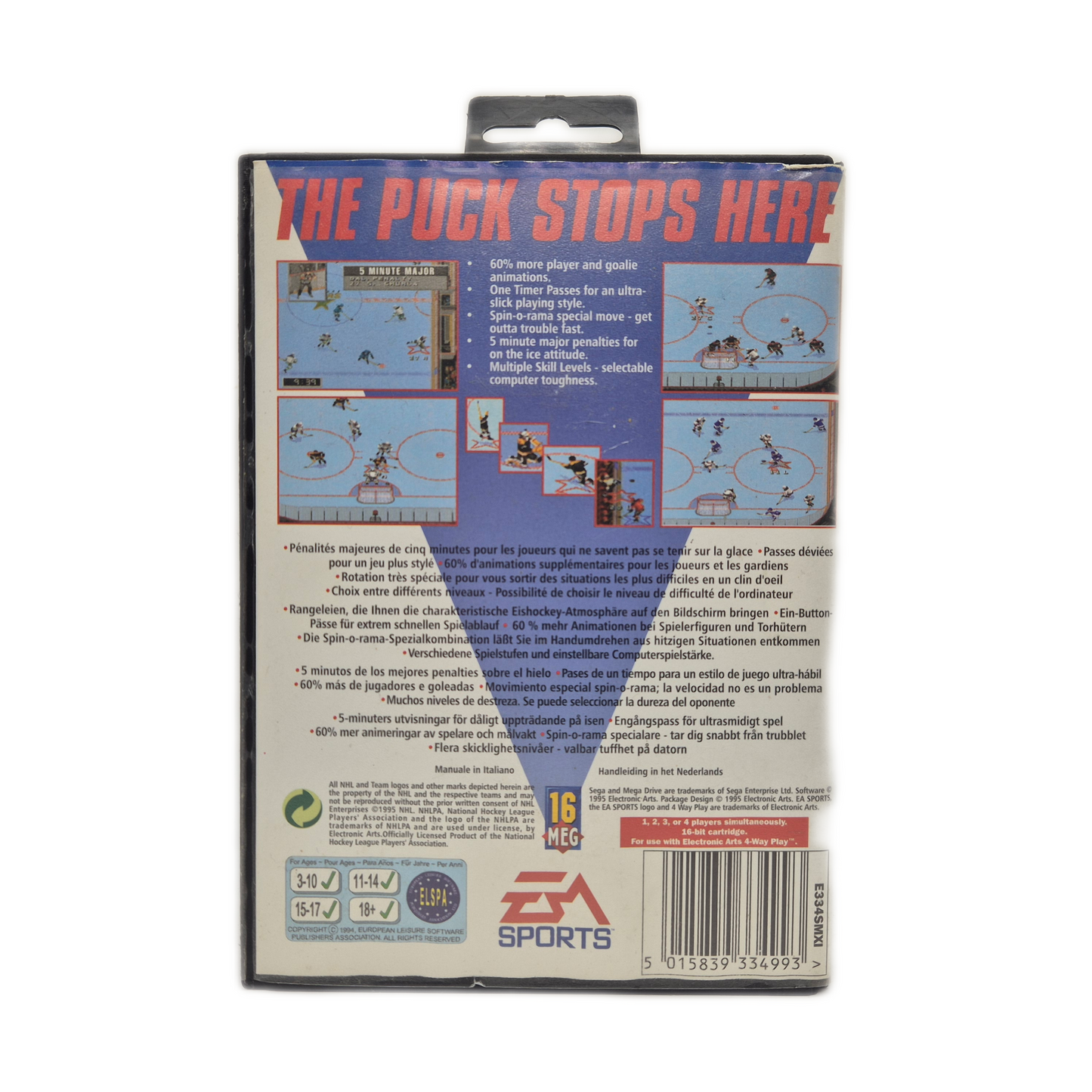 NHL 96 – Sega Mega Drive Spiel