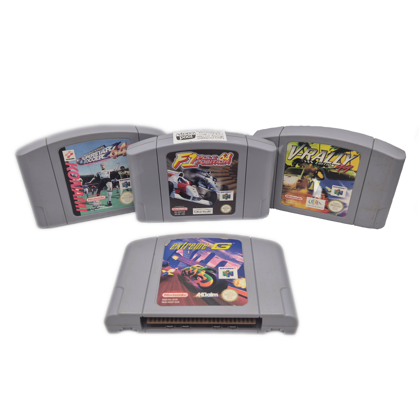 Nintendo 64 Konsole + Controller + Spiele + Anschlusskabel getestet