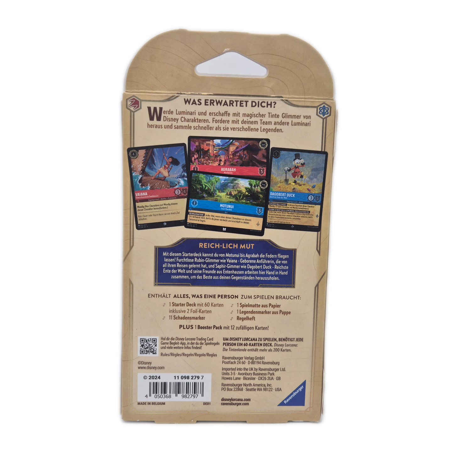 Disney Lorcana - Die Tintenlande - Rubin & Saphir - Starter Deck Deutsch