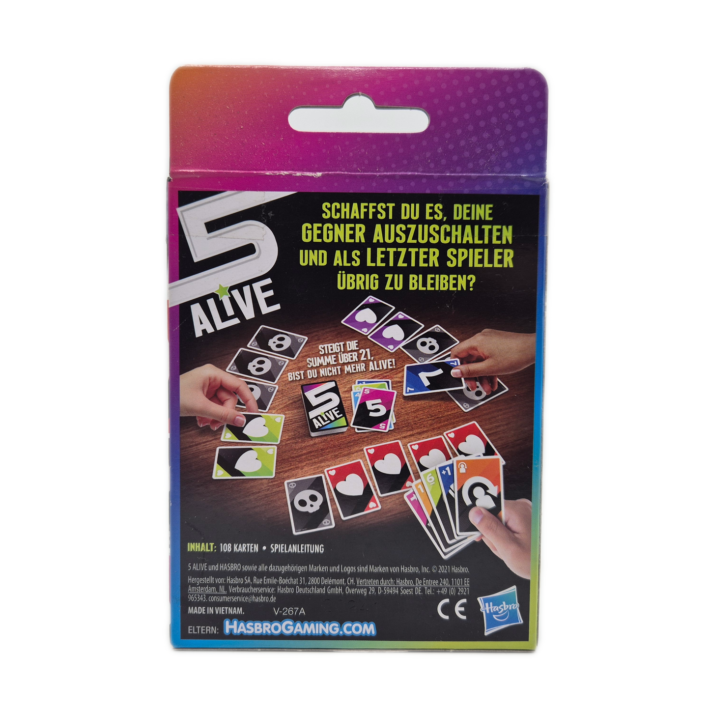 Hasbro Five Alive Kartenspiel