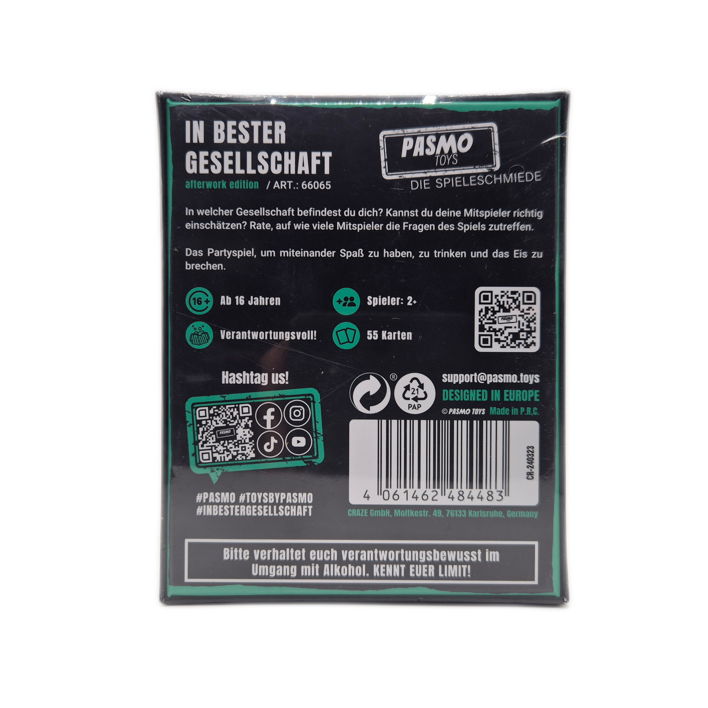 In Bester Gesellschaft Kartenspiel - Pasmo Toys