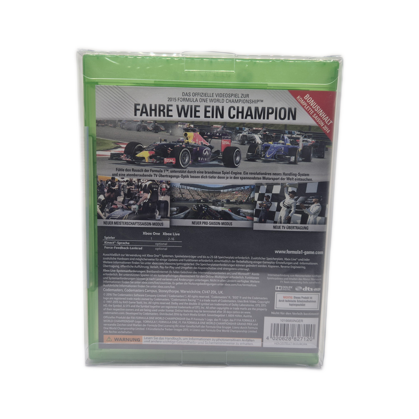 F1 2015 (Formel 1) - Microsoft Xbox One - NEU
