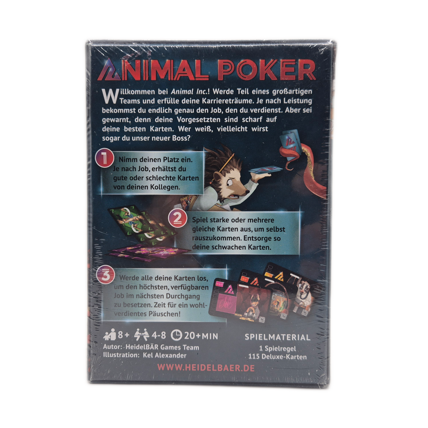 Animal Poker Heidelbaer Kartenspiel