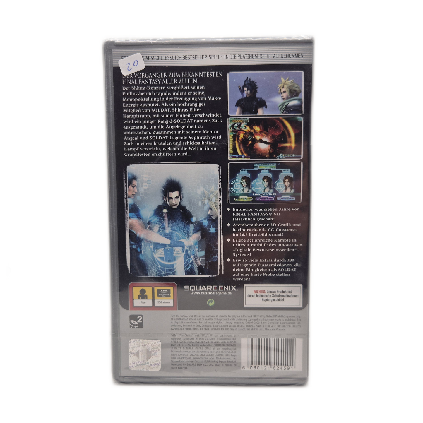 Crisis Core Final Fantasy VII - Playstation PSP eingeschweißt NEU SEALED
