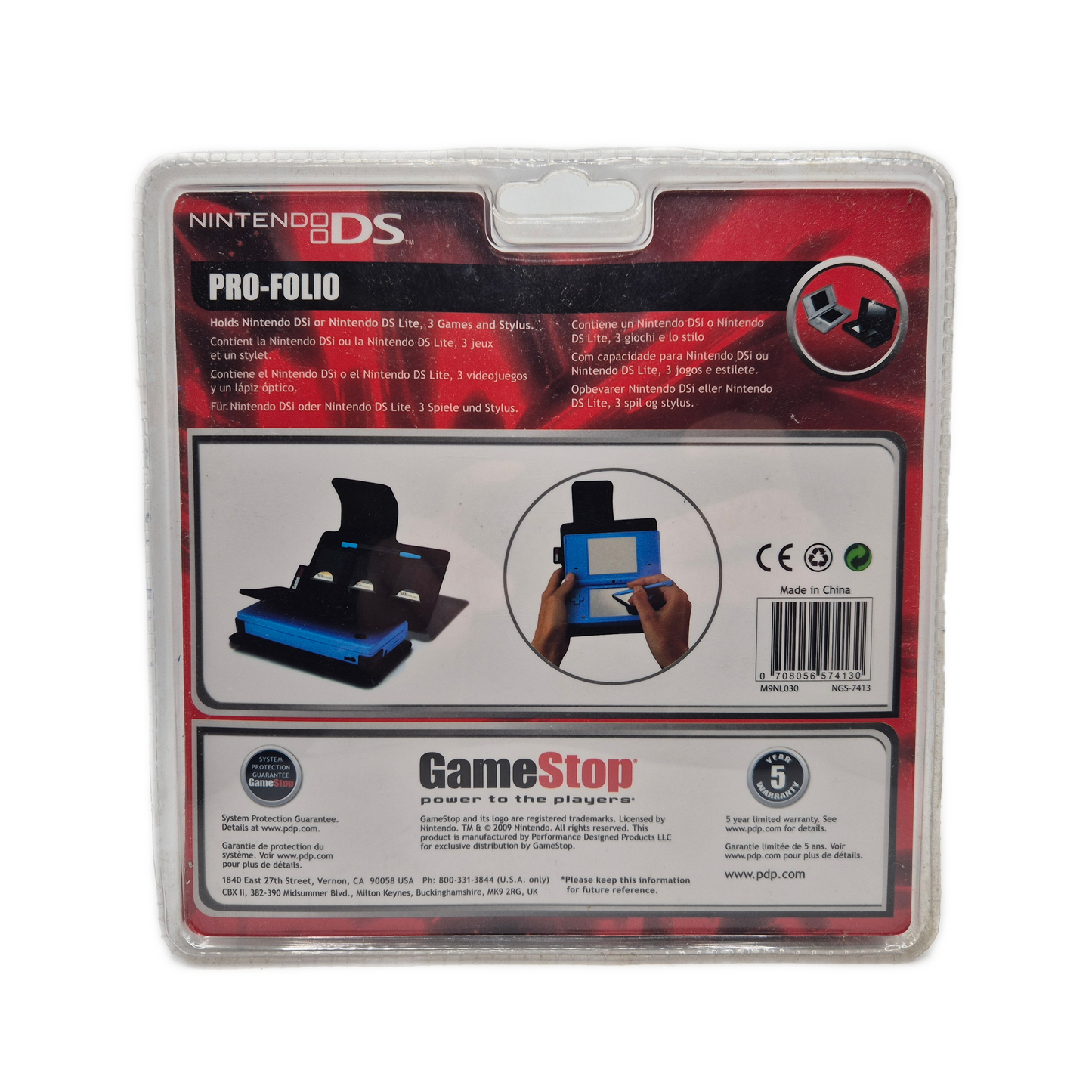 Nintendo DS Pro-Folio Tasche GameStop - NEU