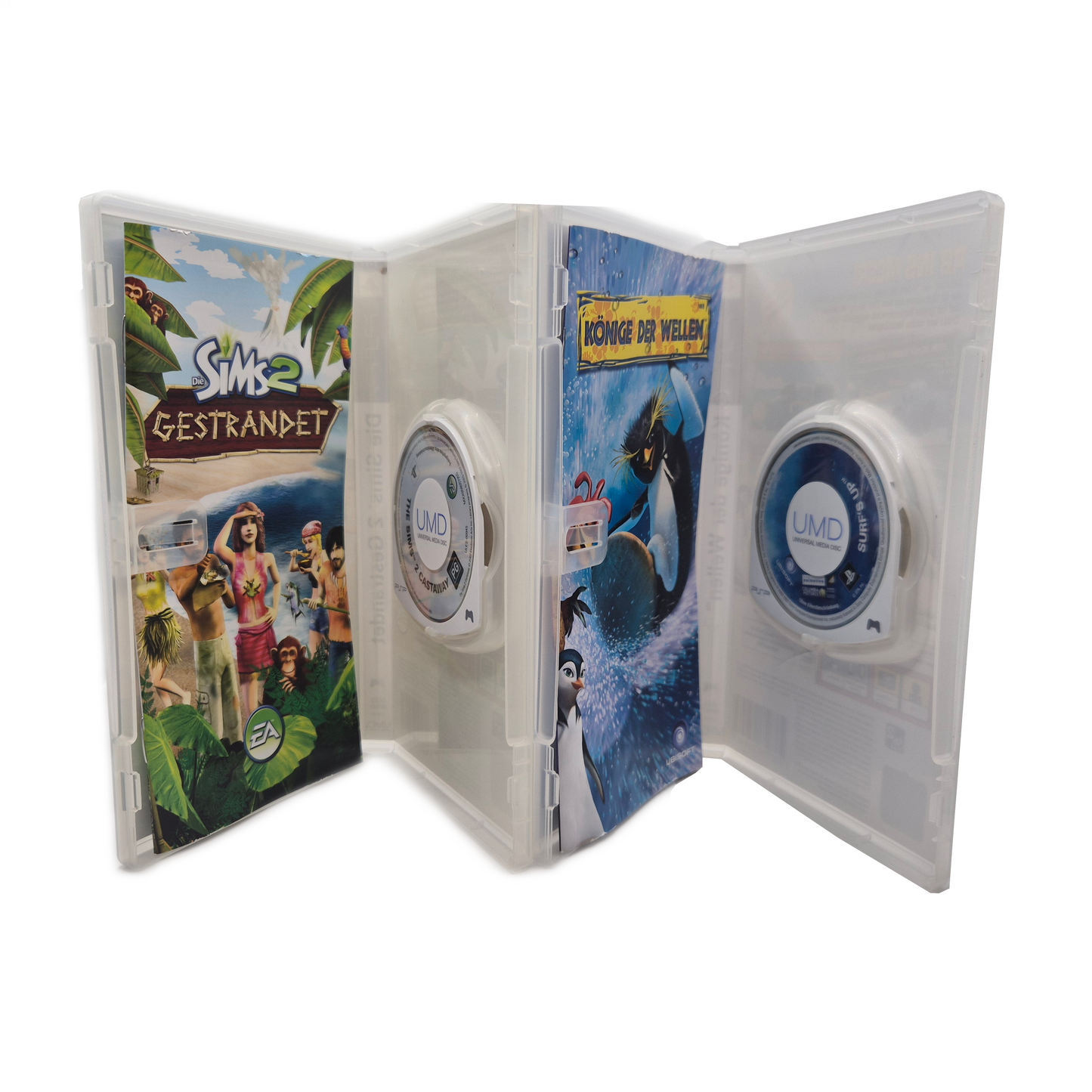 PSP Spiele Bundle - Sims 2 gestrandet, Könige der Wellen, Jagdfieber, Ratchet