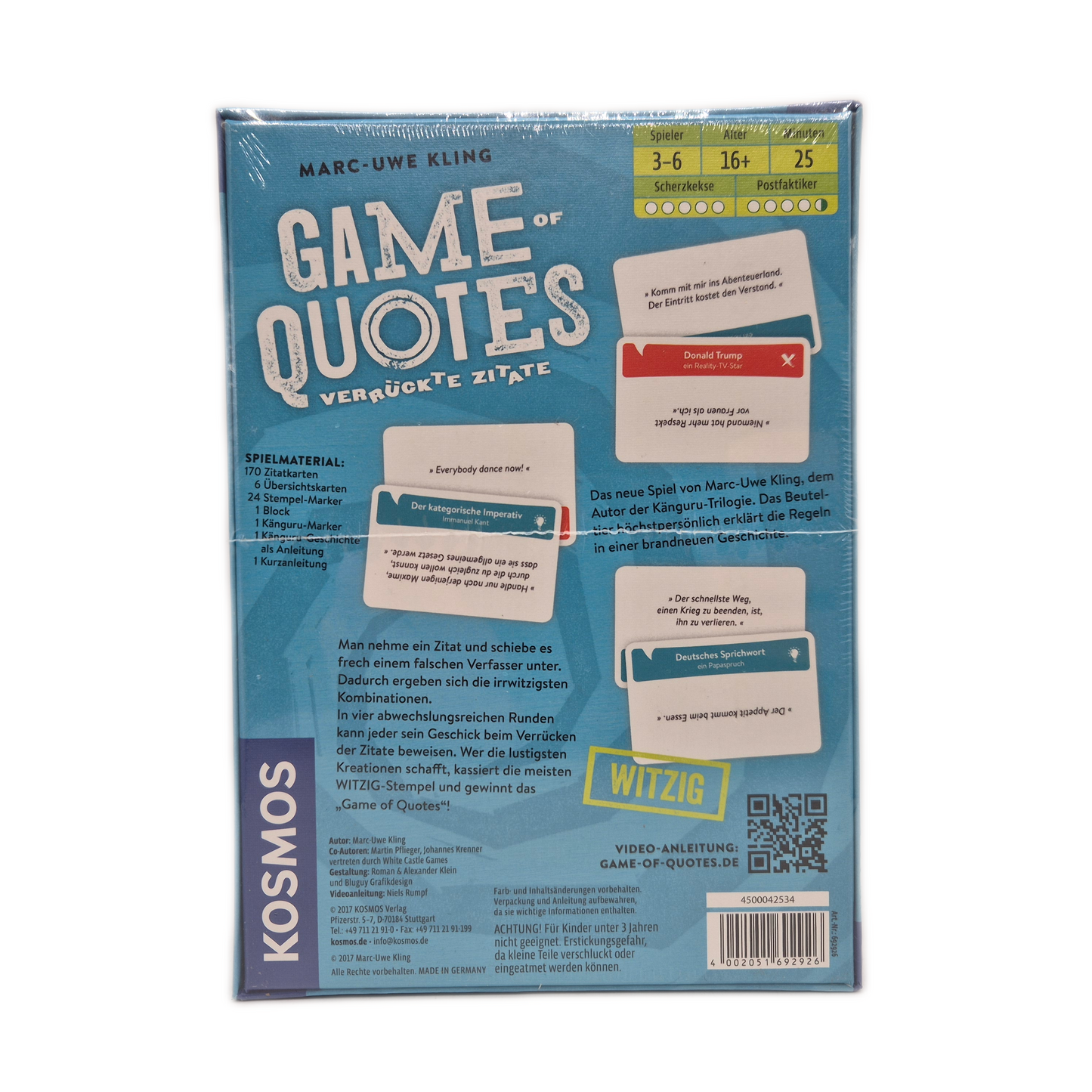 Game of Quotes Verrückte Zitate - Kosmos