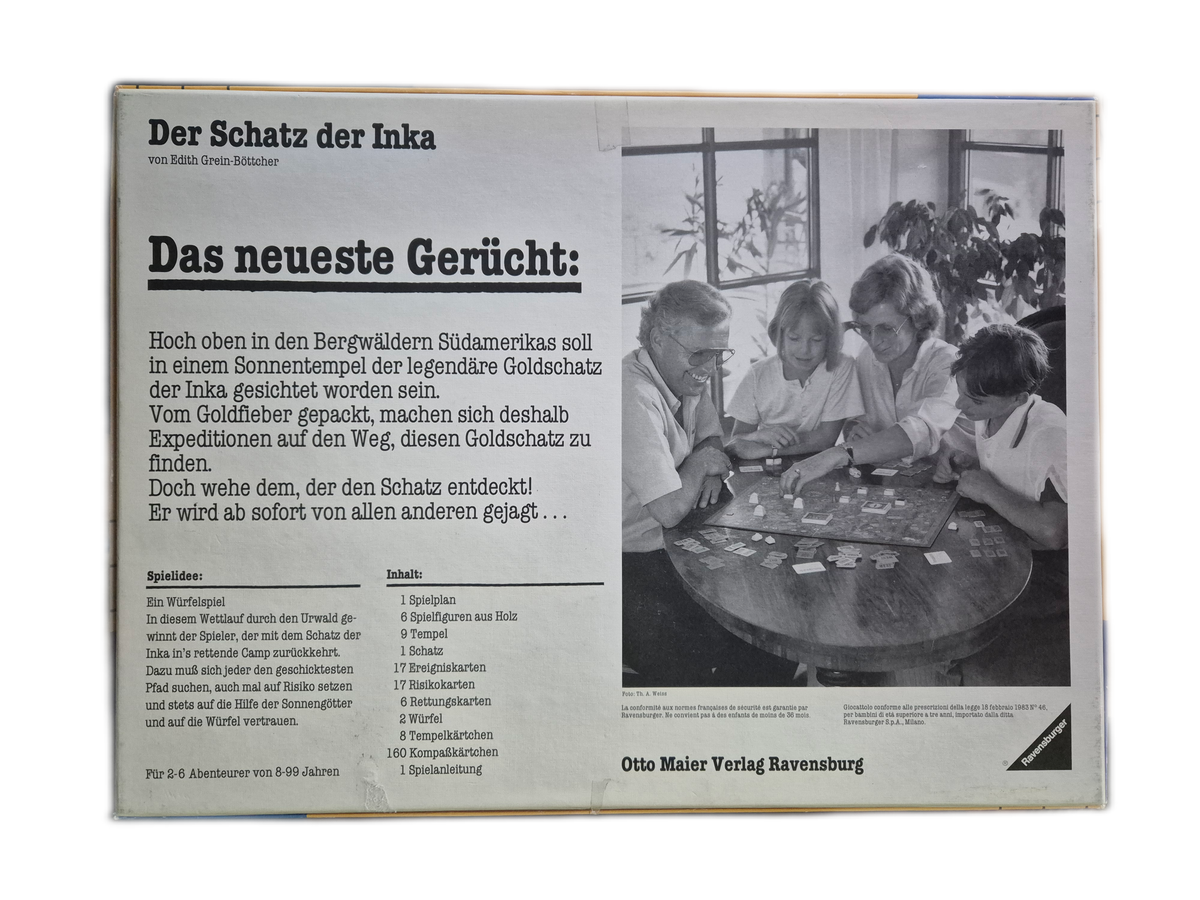 Ravensburger Der Schatz der Inka - für 2 bis 6 Spieler - ab 8 Jahren