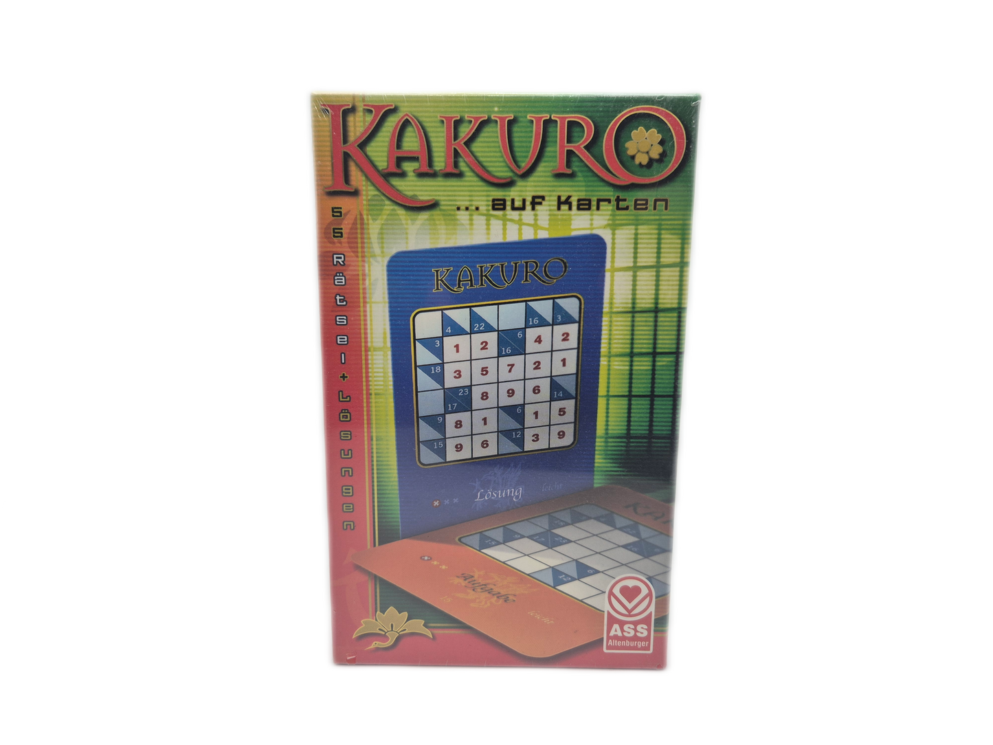 1362 Ass, Kakuro Auf Karten, Ab 10 Jahren, Grosser Bruder von Sudoku Neu/OVP