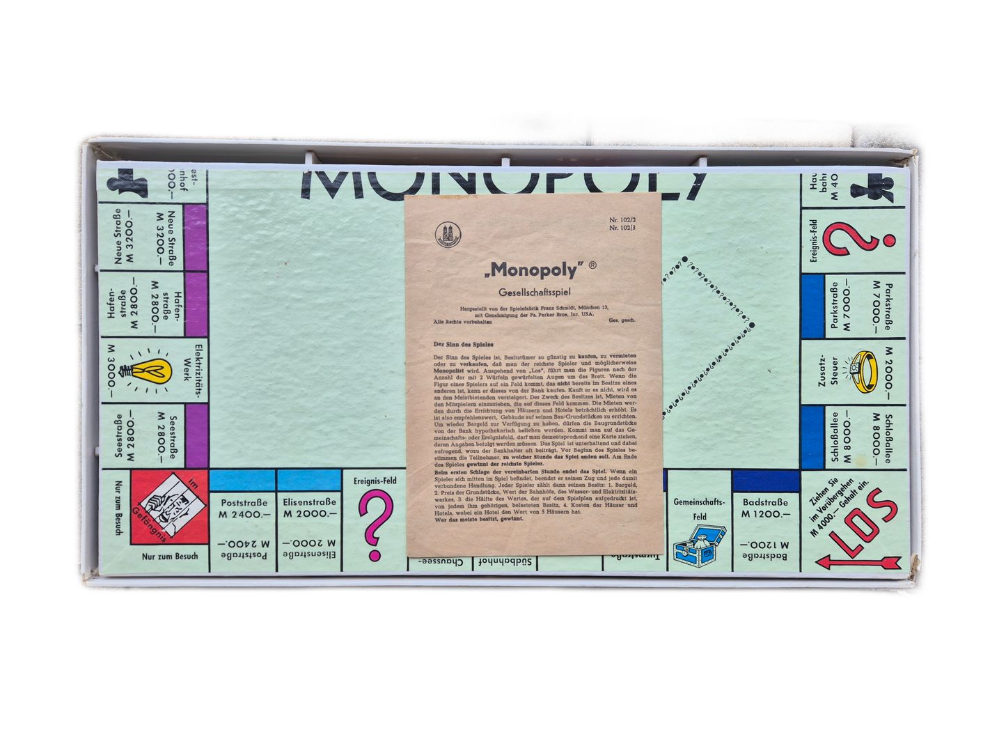 Schmidt Spiele – Monopoly Gold 1955 - unvollständig
