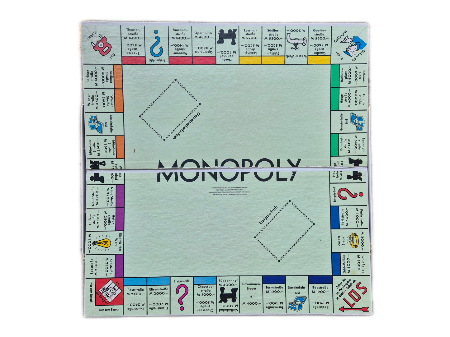 Schmidt Spiele – Monopoly Gold 1955 - unvollständig