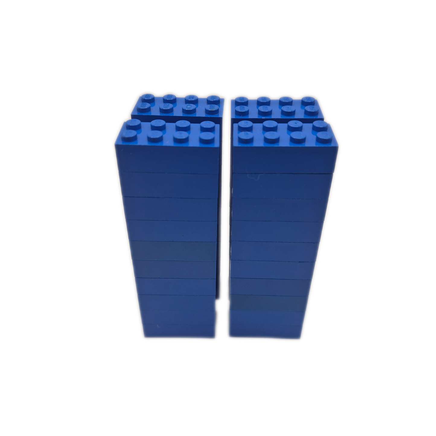 LEGO 40x Grundbausteine 2x4 Standard Steine Basic gebraucht / gewaschen
