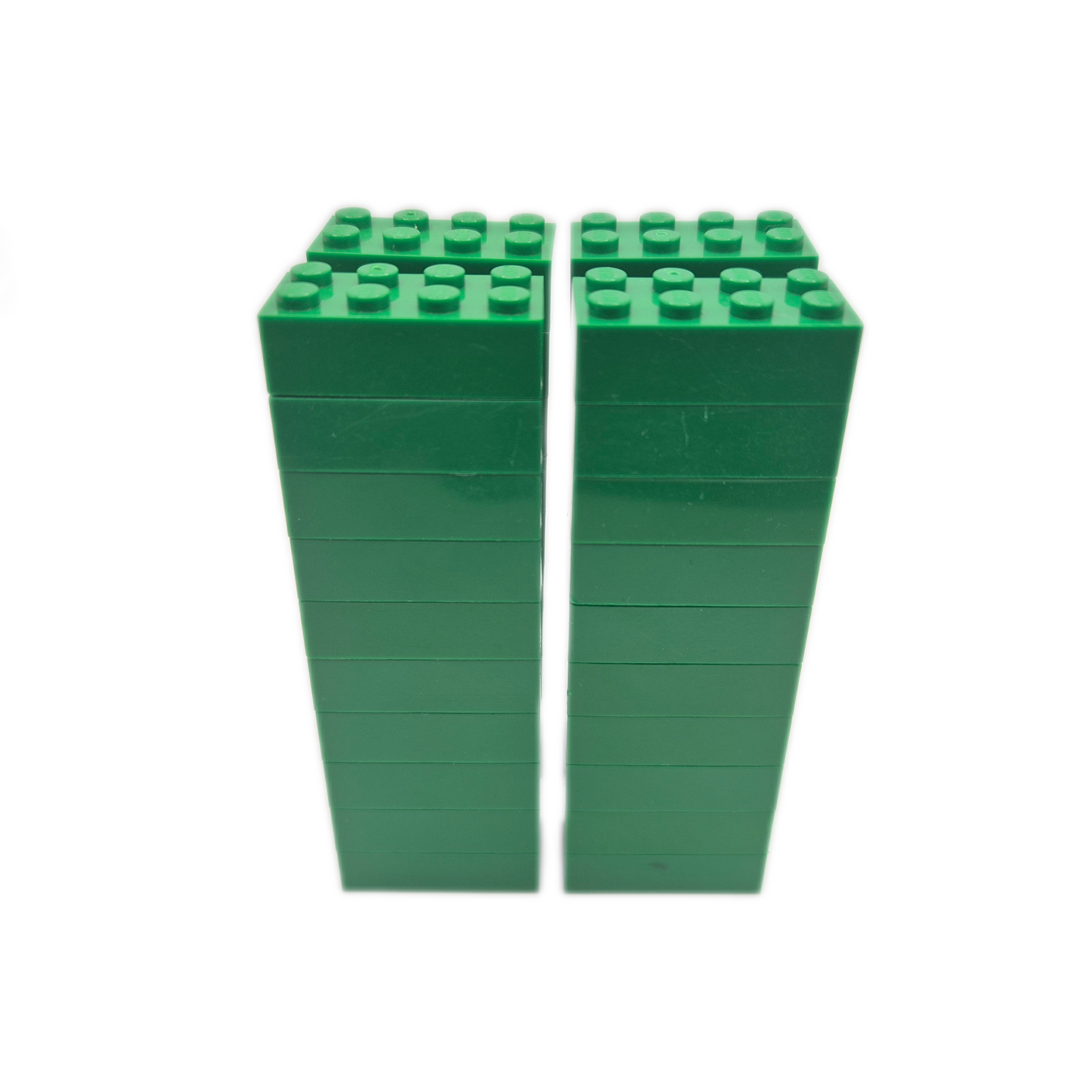 LEGO 40x Grundbausteine 2x4 Standard Steine Basic gebraucht / gewaschen