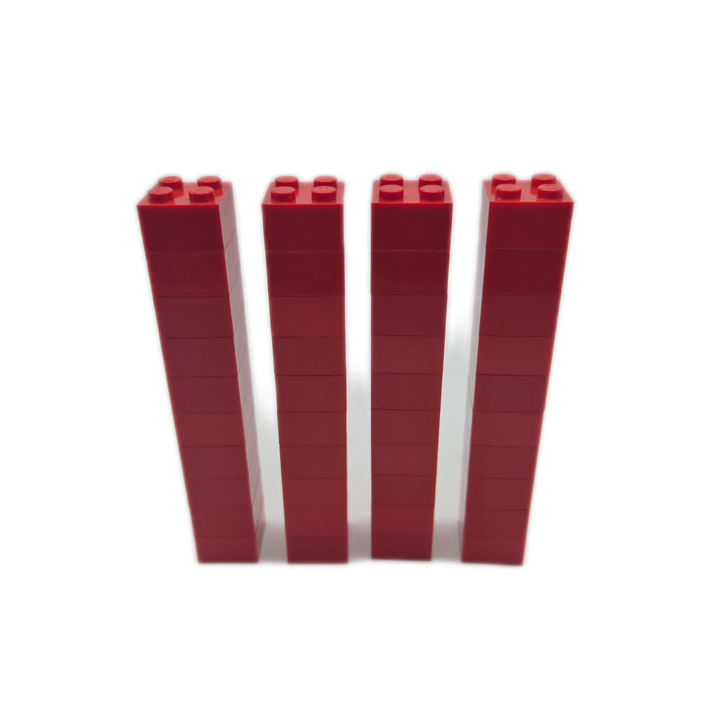 LEGO 40x Grundbausteine 2x2 Standard Steine Basic gebraucht / gewaschen
