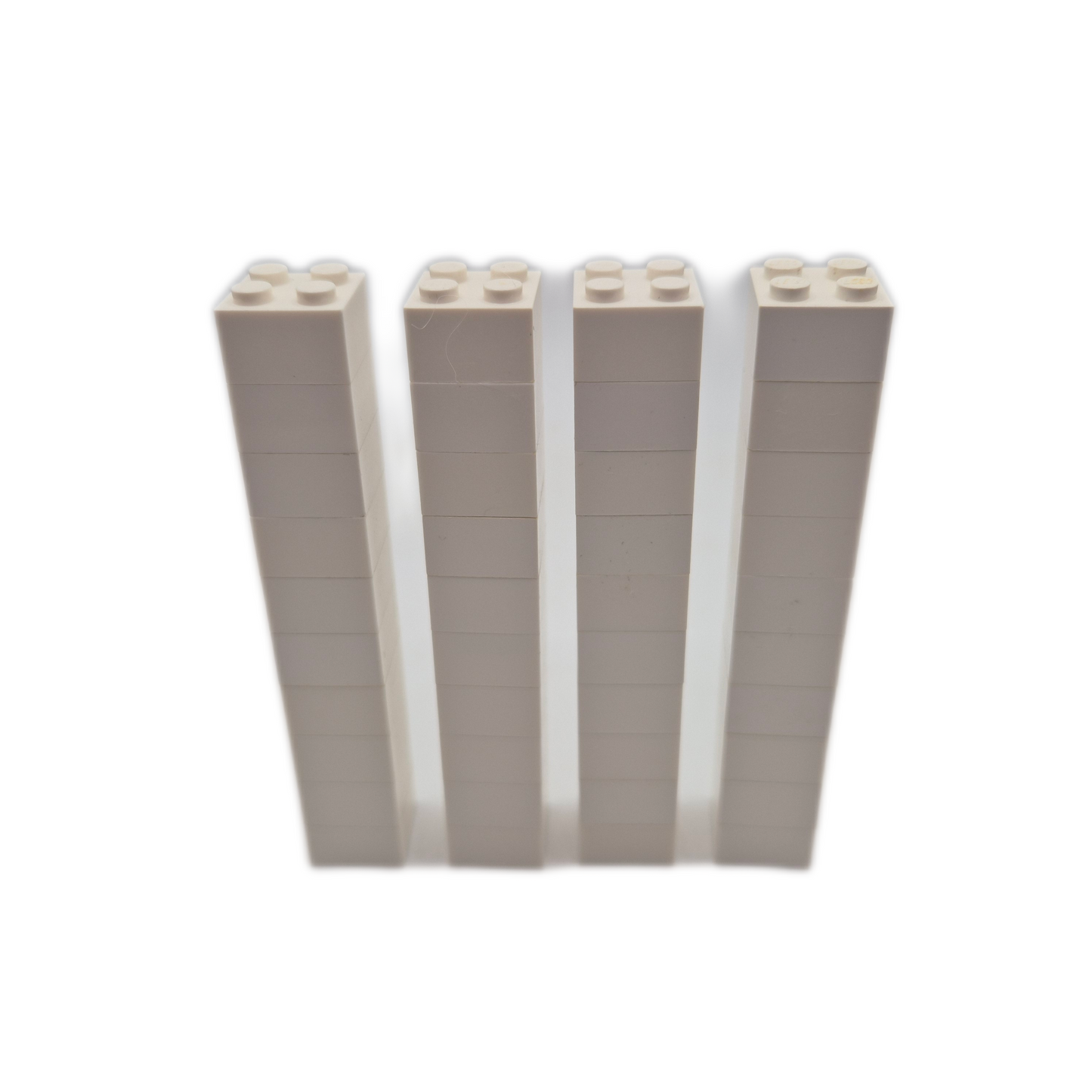 LEGO 40x Grundbausteine 2x2 Standard Steine Basic gebraucht / gewaschen