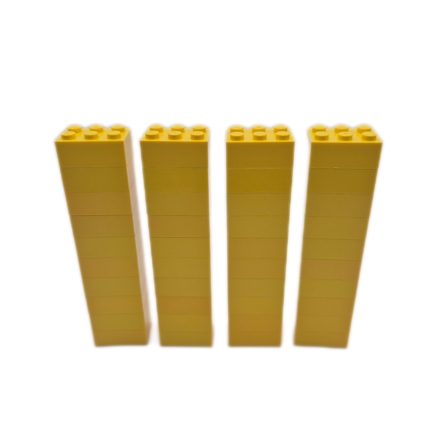 LEGO 40x Grundbausteine 2x3 Standard Steine Basic gebraucht / gewaschen