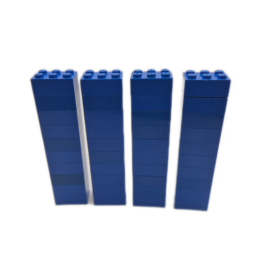 LEGO 40x Grundbausteine 2x3 Standard Steine Basic gebraucht / gewaschen