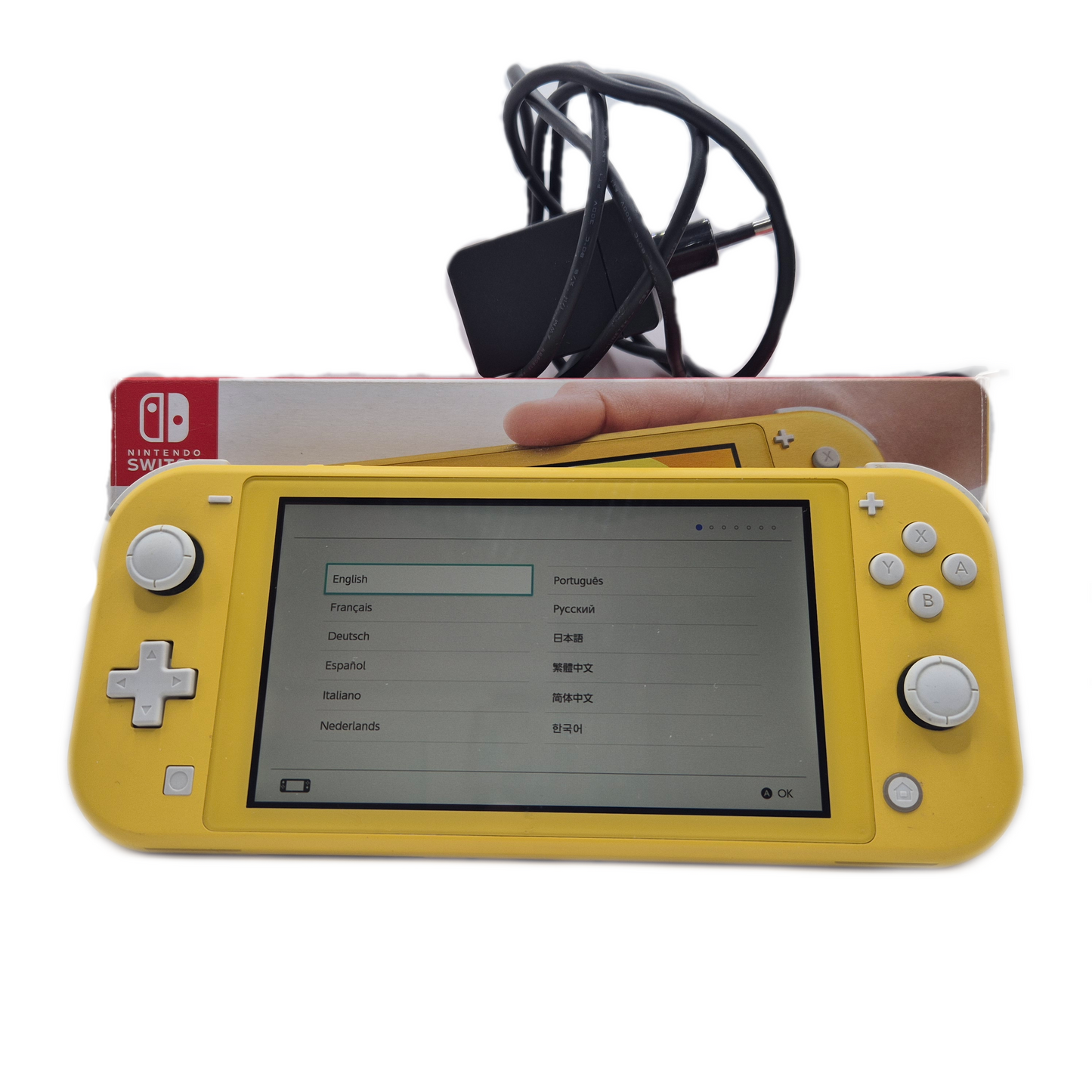 Nintendo Switch Lite Handheld-Spielekonsole - Gelb + Transport Tasche