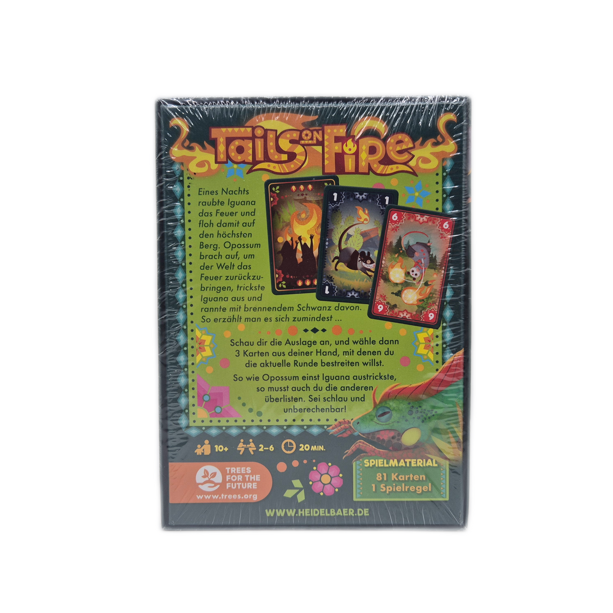 Tails on Fire - Kartenspiel - Heidelbär