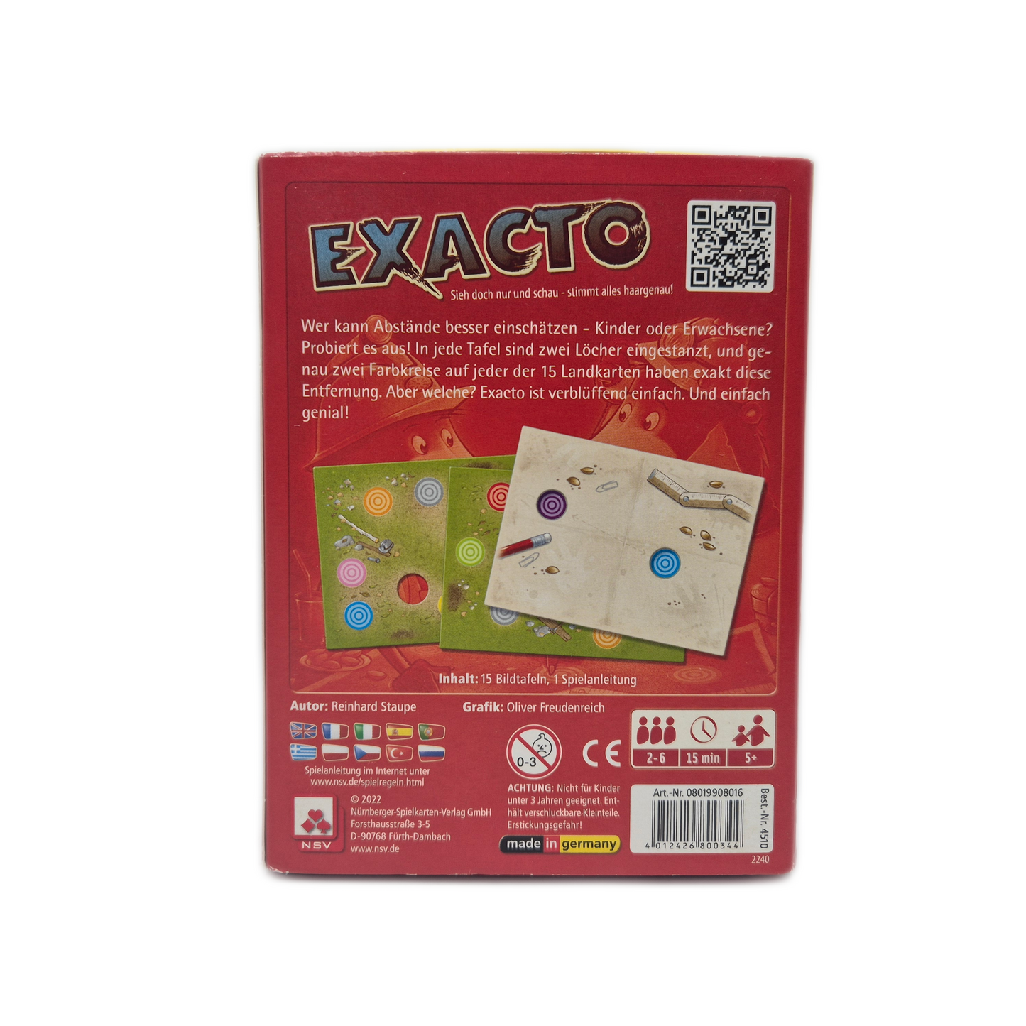 Exacto Nürnberger Spielkarten Verlag - Kartenspiel - NSV