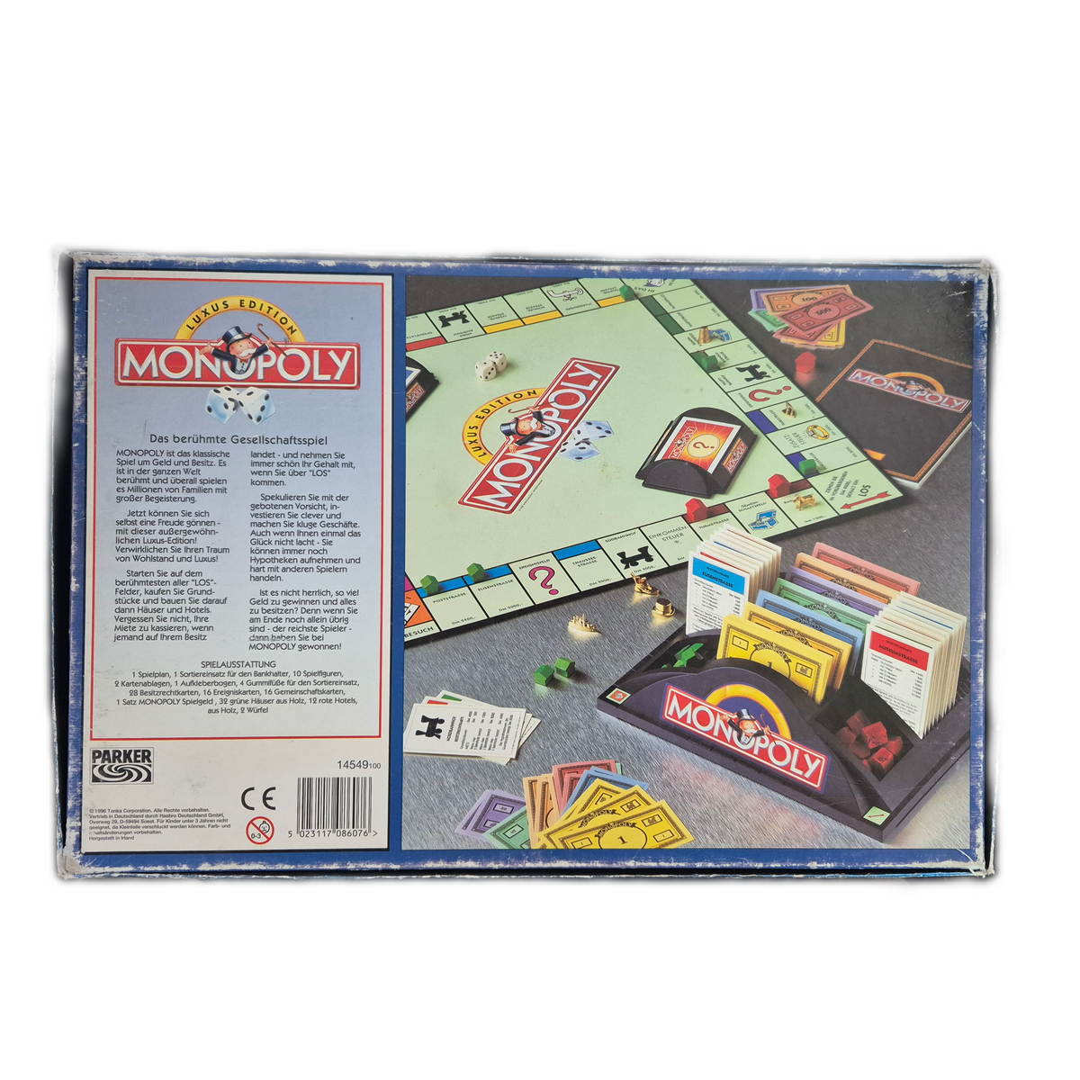 Monopoly Luxus Edition Parker - unvollständig