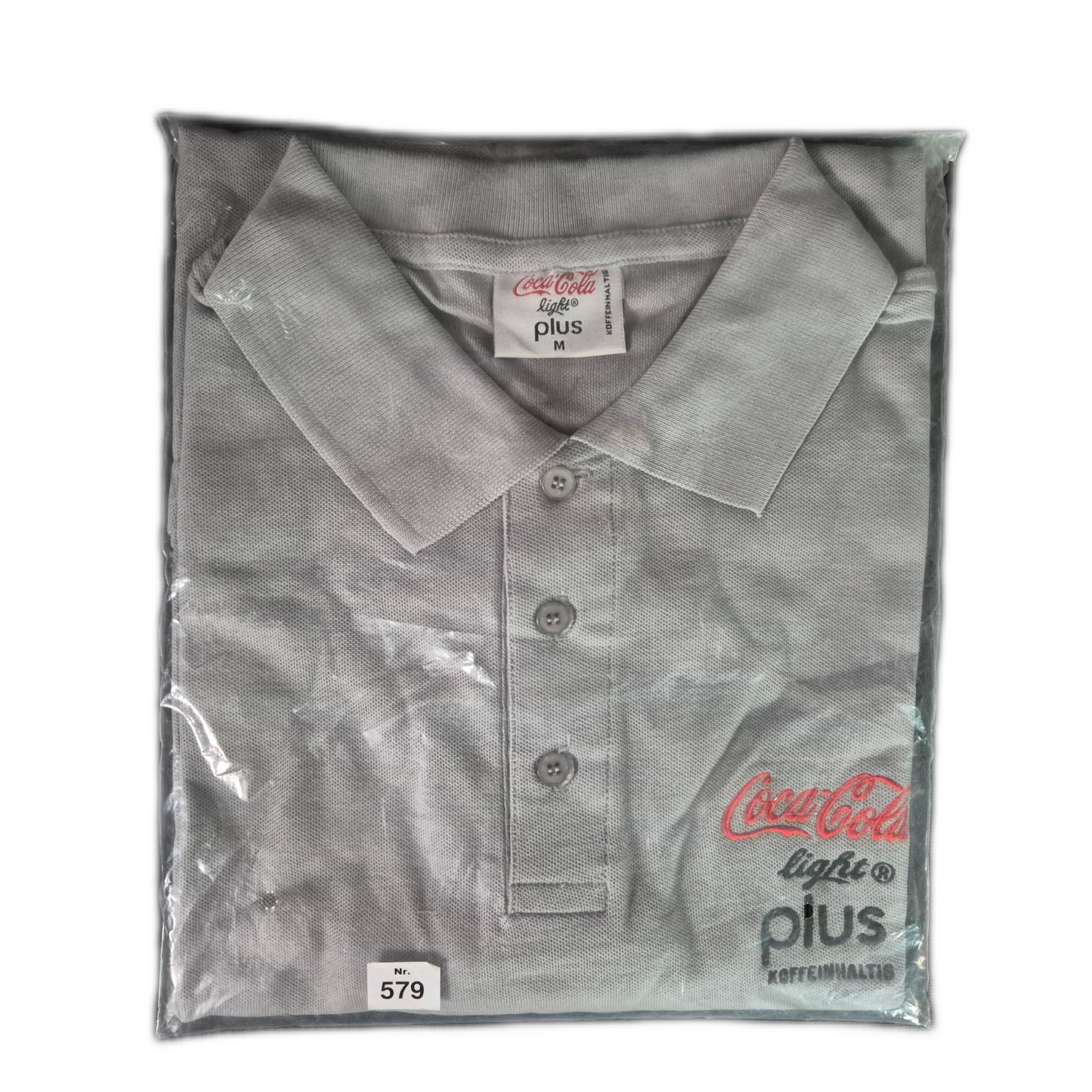 Coca Cola Poloshirt Größe M grau