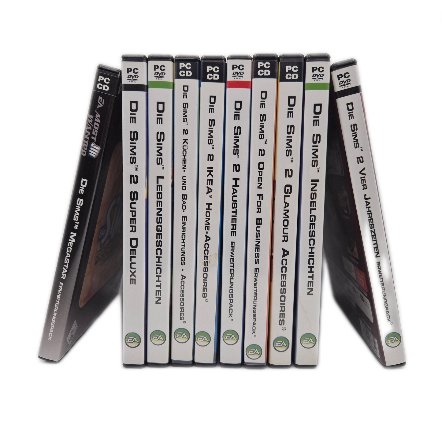 Die Sims, Die Sims 2, Erweiterungen insgesamt 10 Stück – PC