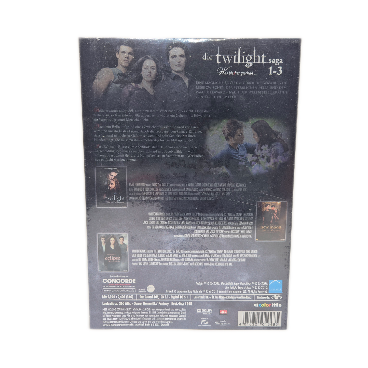 Die Twilight Saga 1-3 Was bissher geschah Limited Edition – DVD - neu