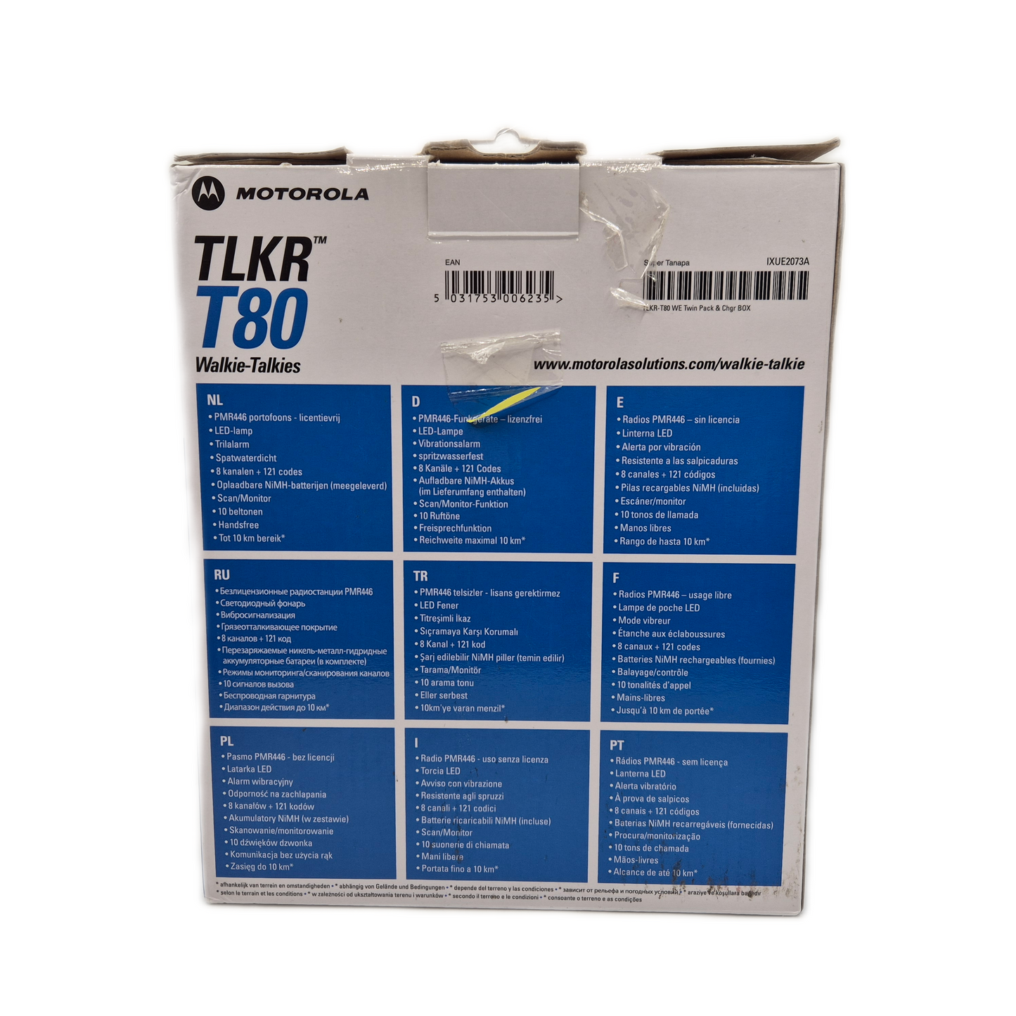 Motorola Walkie-Talkies – TLKR T80