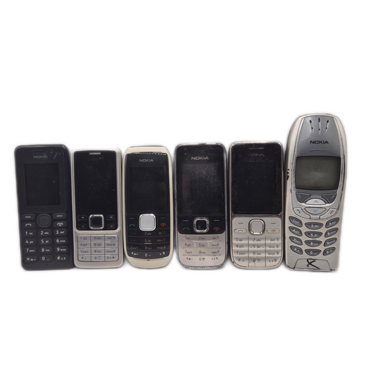 Nokia Handy Sammlung (6 Stück) - ungetestet