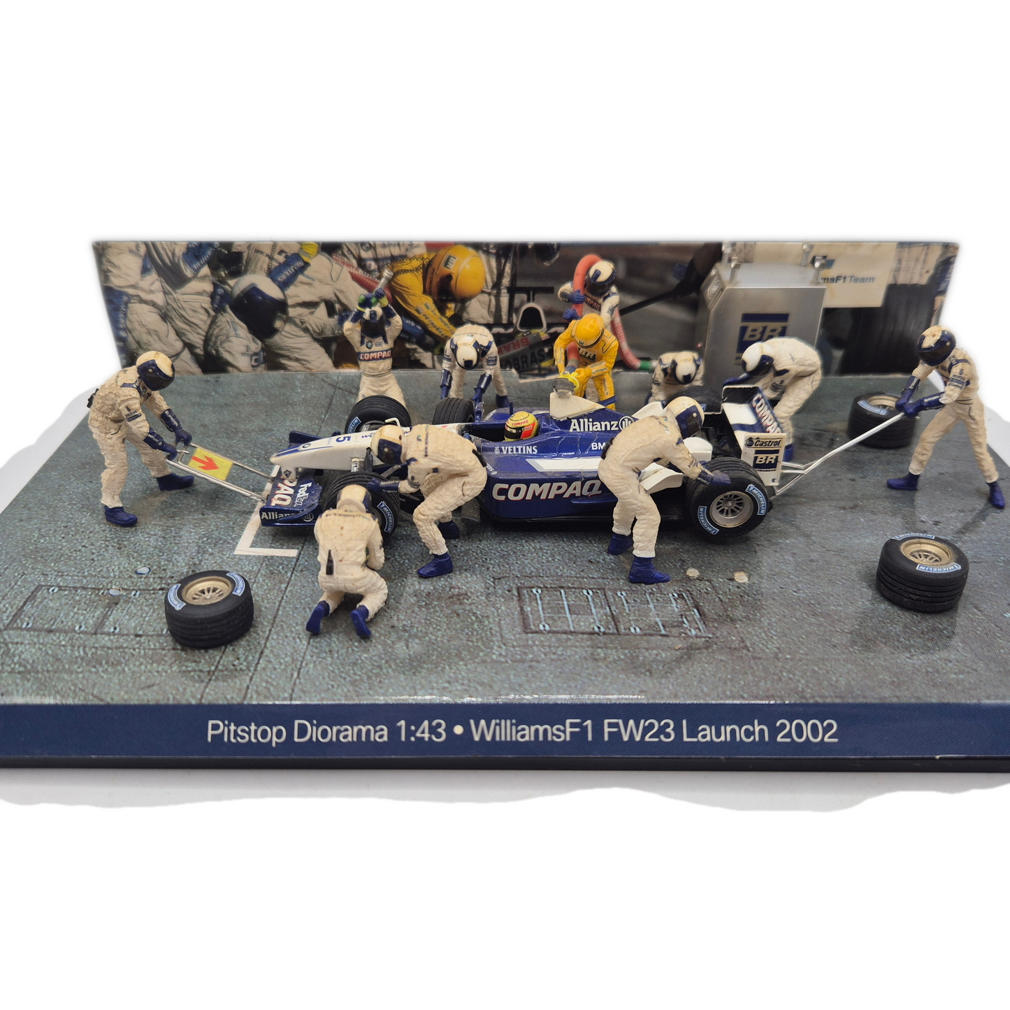 F1 Pitstop Diorama Williams 2002 - Beschädigt