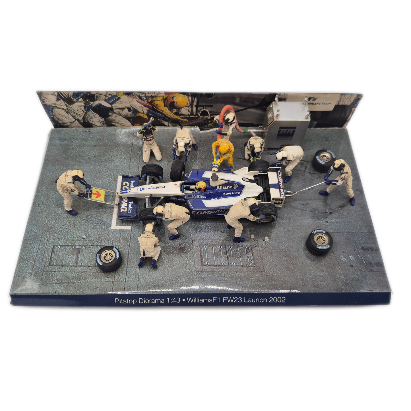 F1 Pitstop Diorama Williams 2002 - Beschädigt