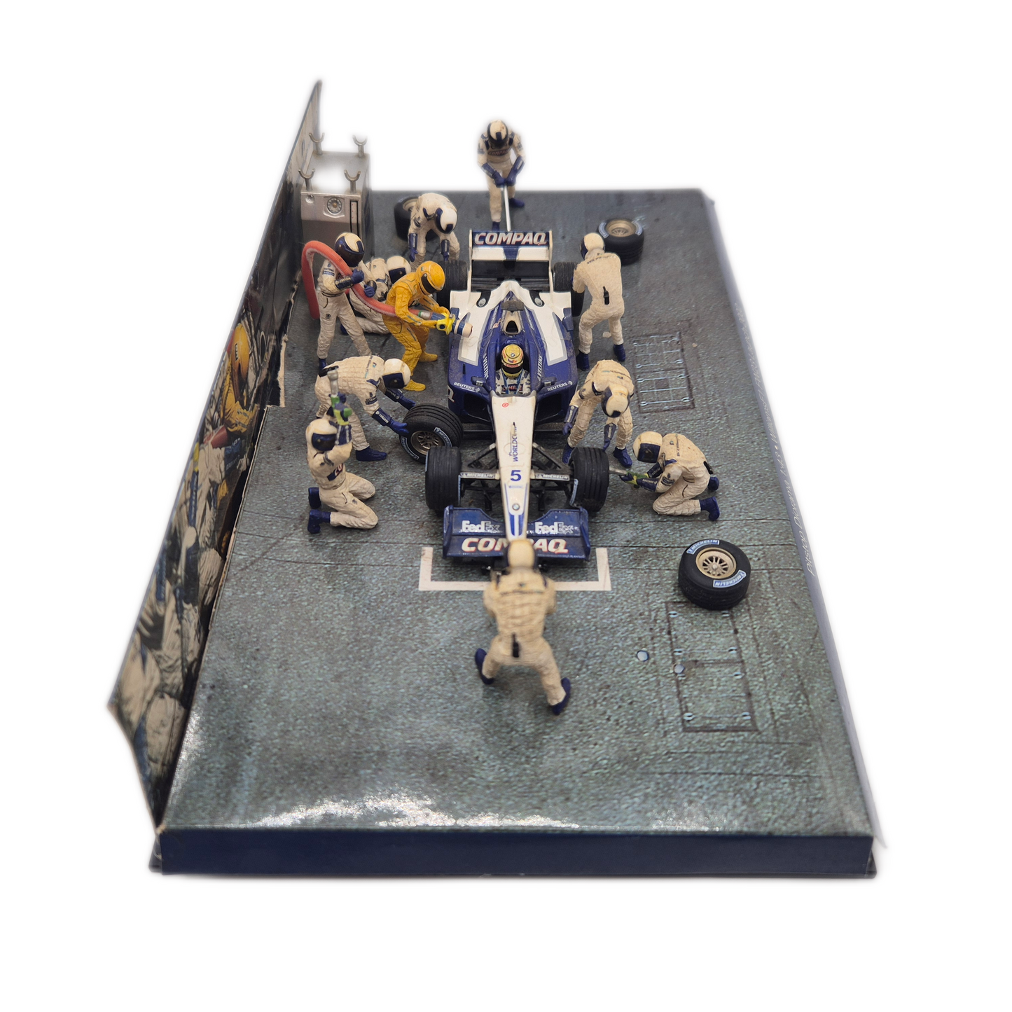 F1 Pitstop Diorama Williams 2002 - Beschädigt