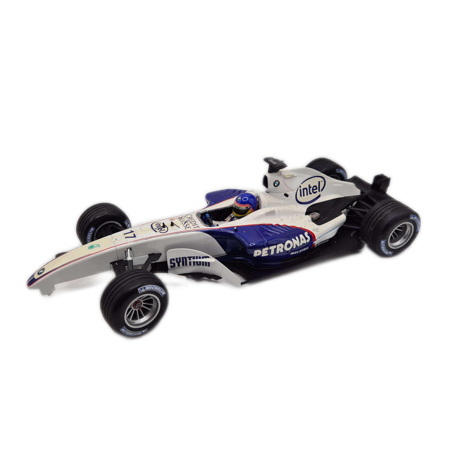 Diorama Werkstatt Hebebühne + 4x Formel 1 BMW Minichamps - Ersatzteile
