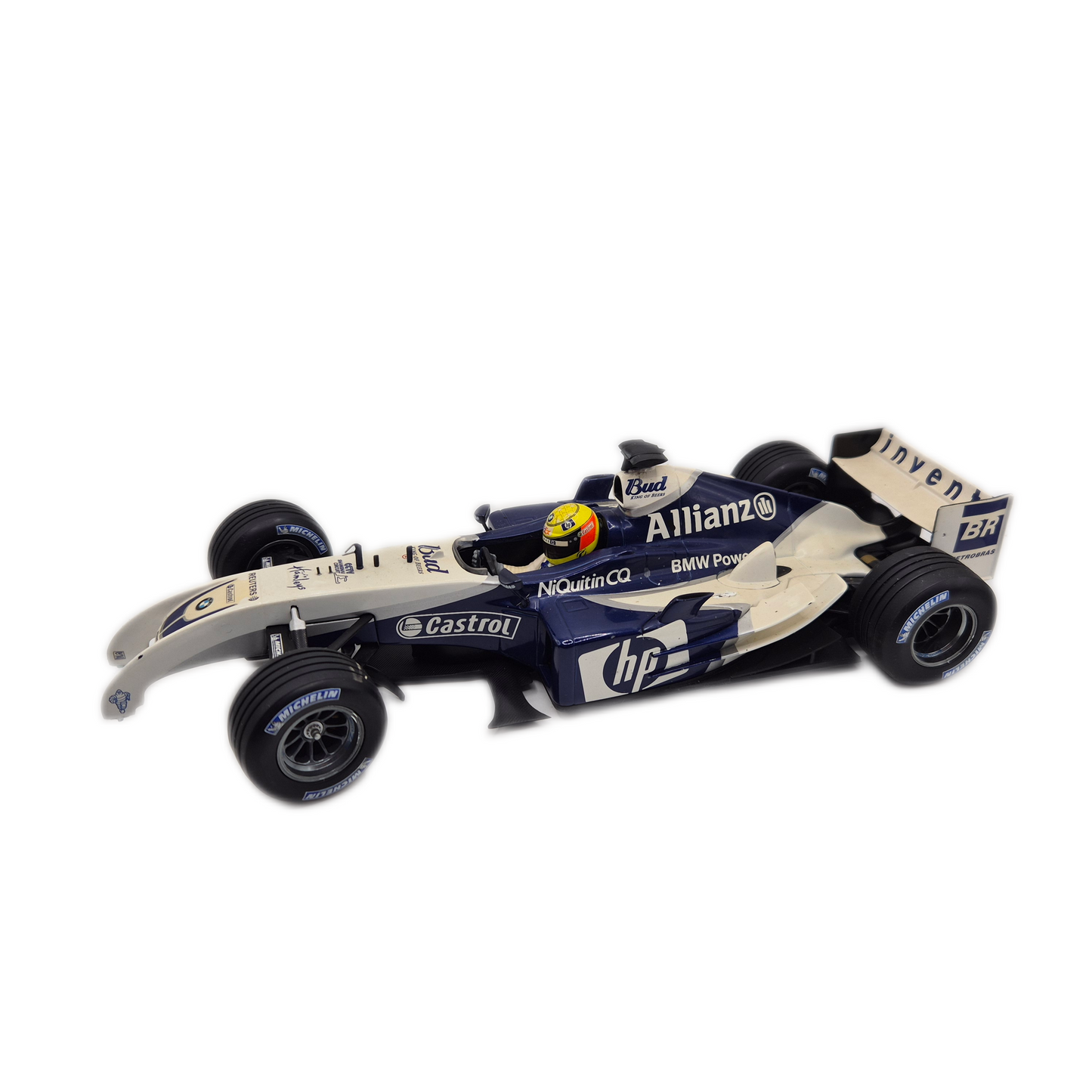 Diorama Werkstatt Hebebühne + 4x Formel 1 BMW Minichamps - Ersatzteile